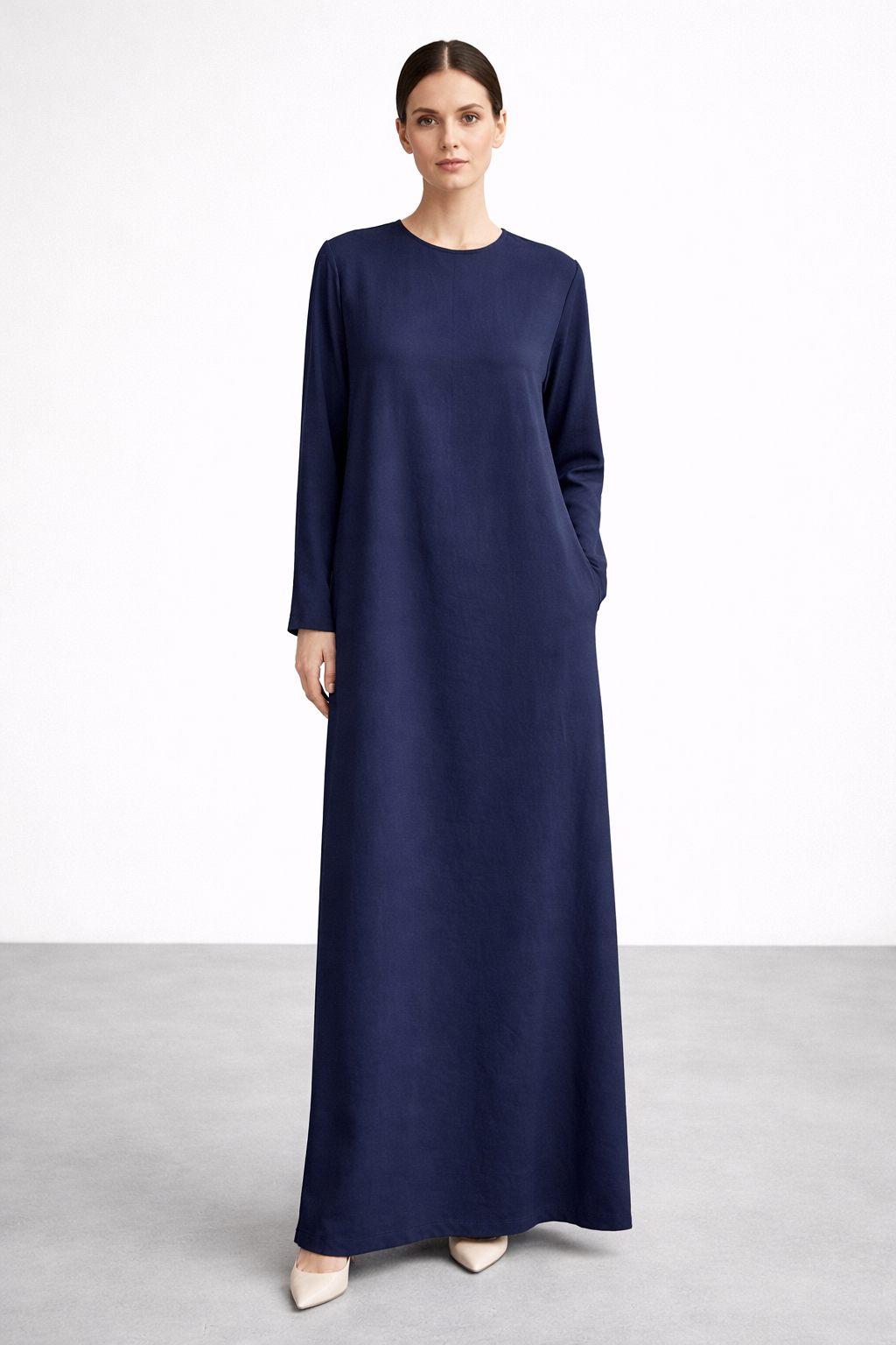 Ceremony 26Y731 Kollari Bambu Detaylı zegna Elbise - Lacivert