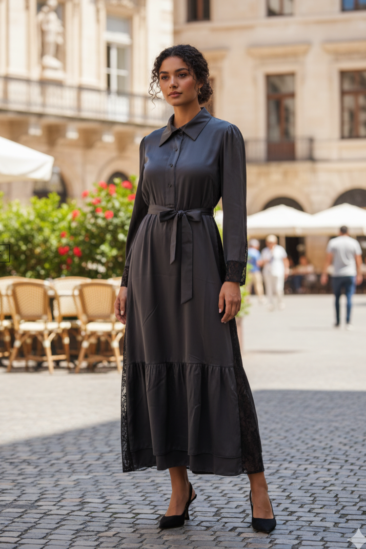 Misswhence 38827 Elbise - Gri