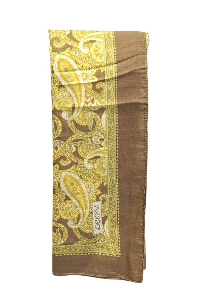 İpekevi 02883 Dört Mevsim Şal - Gold