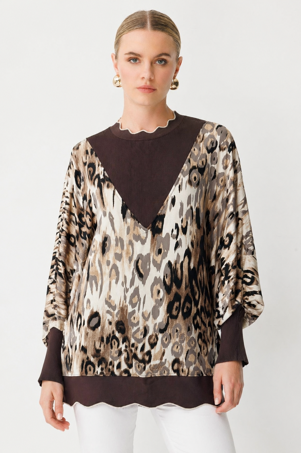 Ghisa 4332 Tunik - Kahve