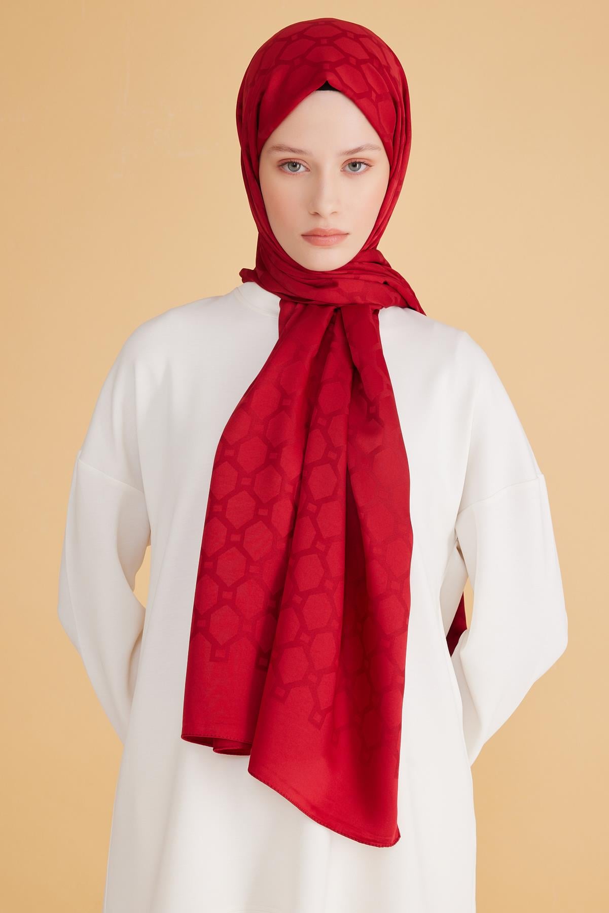 Belli Fresh Safir Şal 3 - Kırmızı