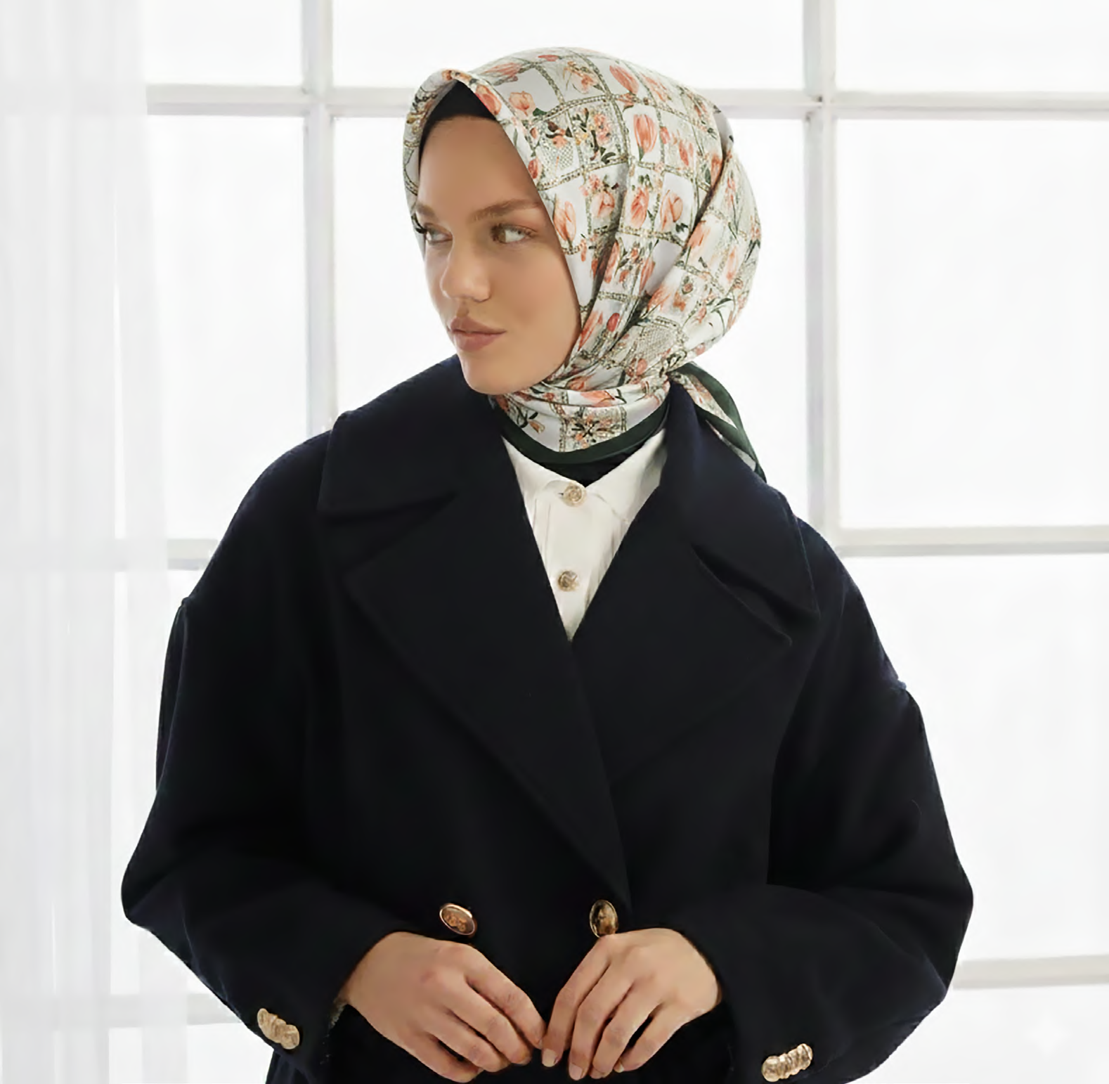 İpekevi 01864 Eşarp - Krem