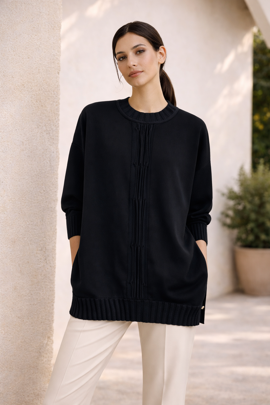 Ghisa 4422 Tunik - Siyah