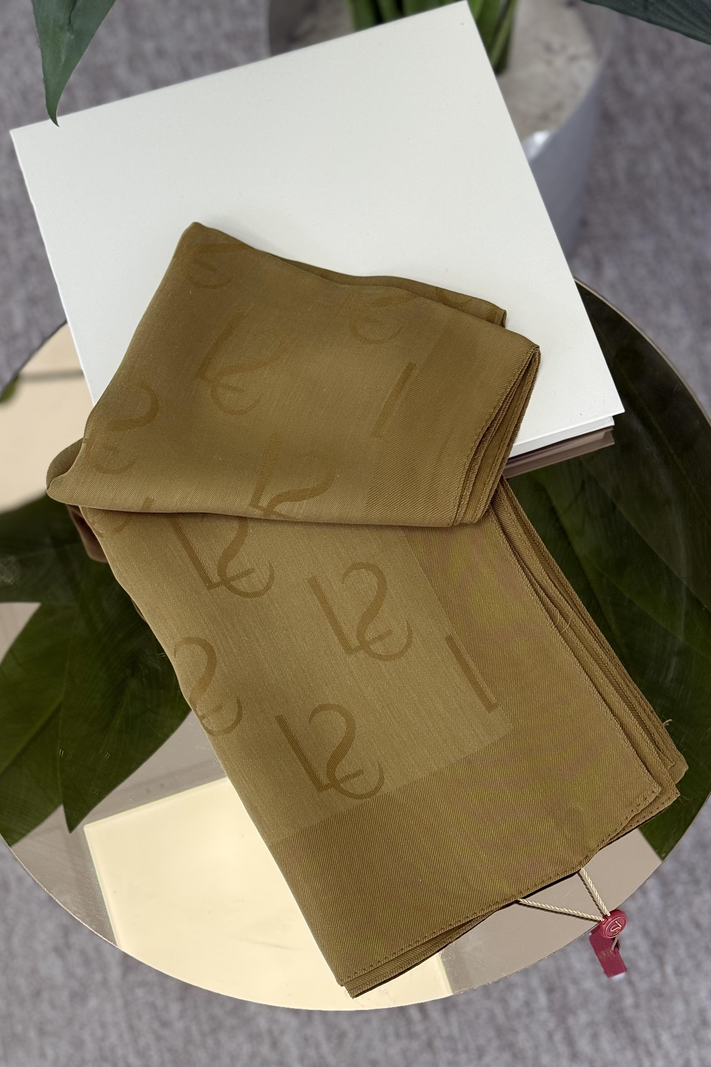 Luvensara LS002 Lyocell Şal - Yağ Yeşili