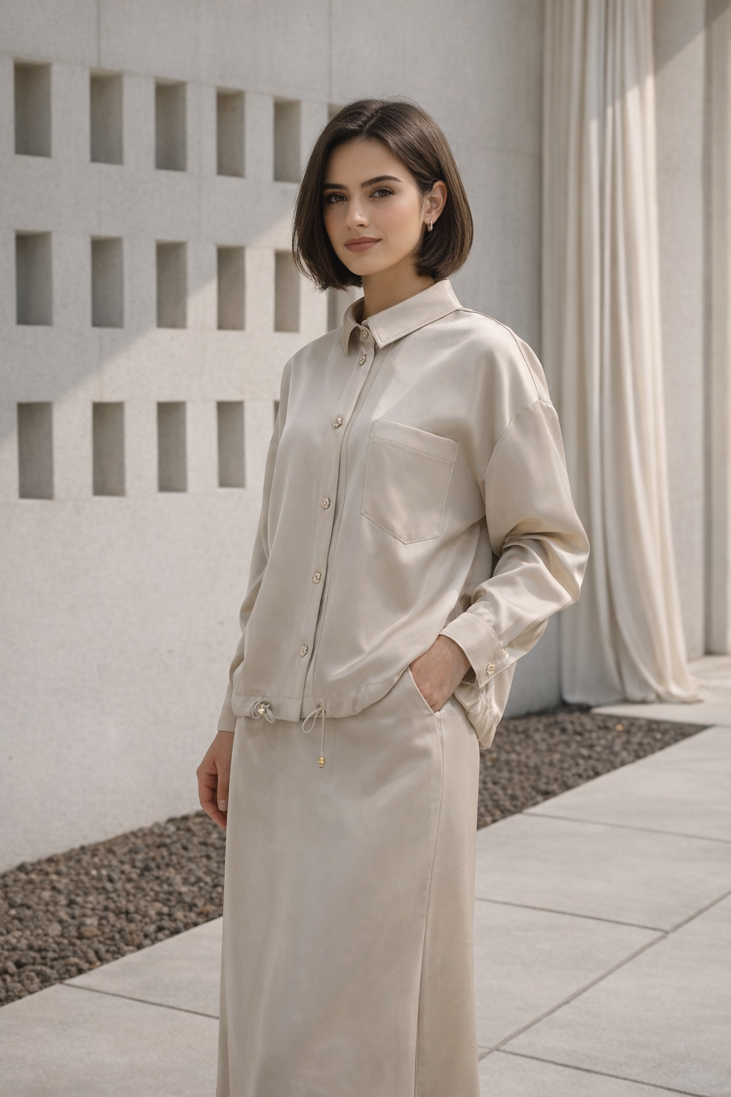 Ghisa 3384 Ceket - Bej