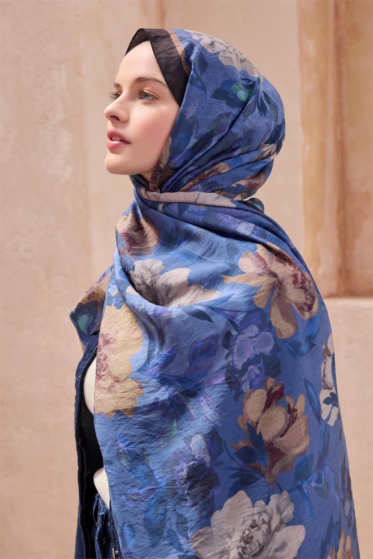 Belli Fresh Sanda Şal 1362 - İndigo