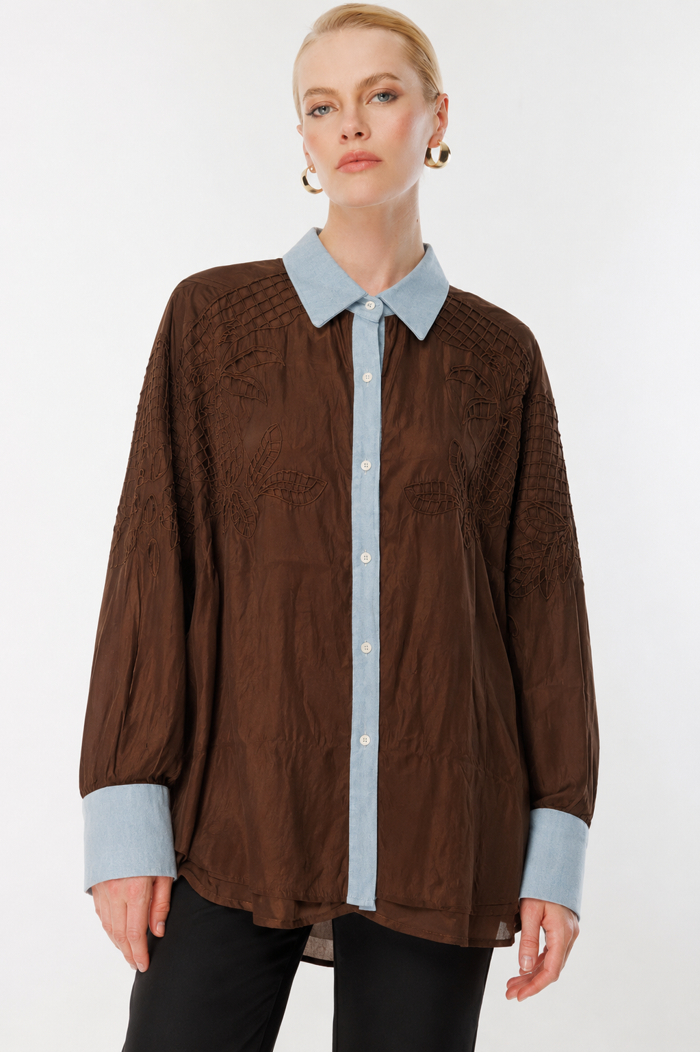 Ghisa 4435 Tunik - Kahve