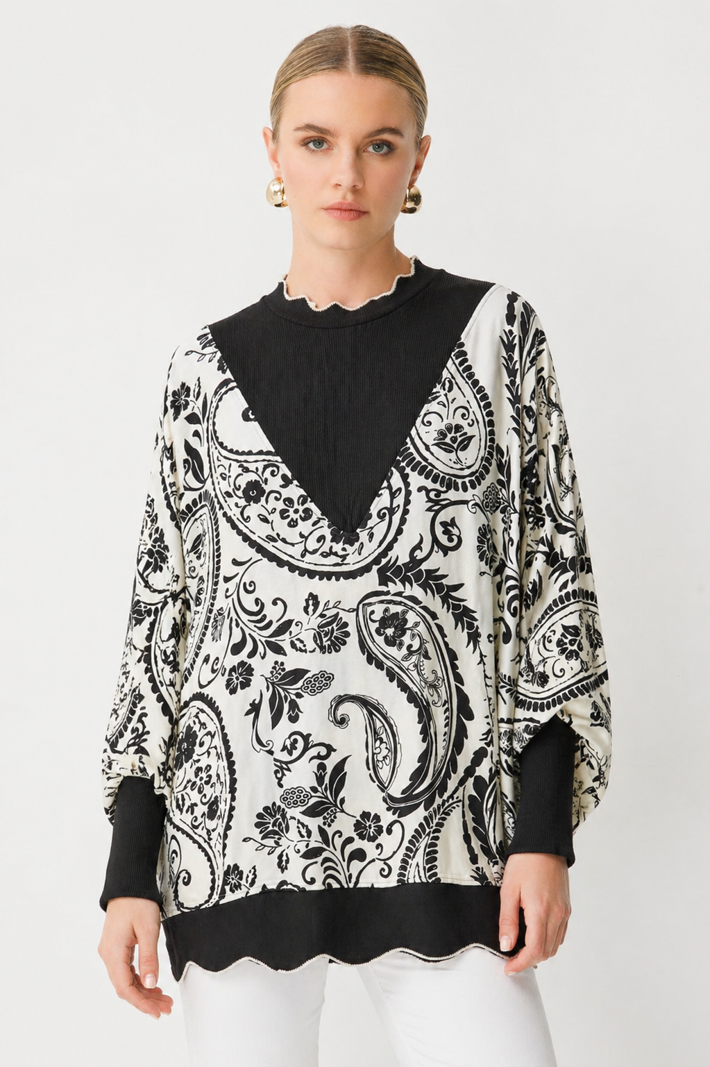 Ghisa 4332 Tunik - Ekru