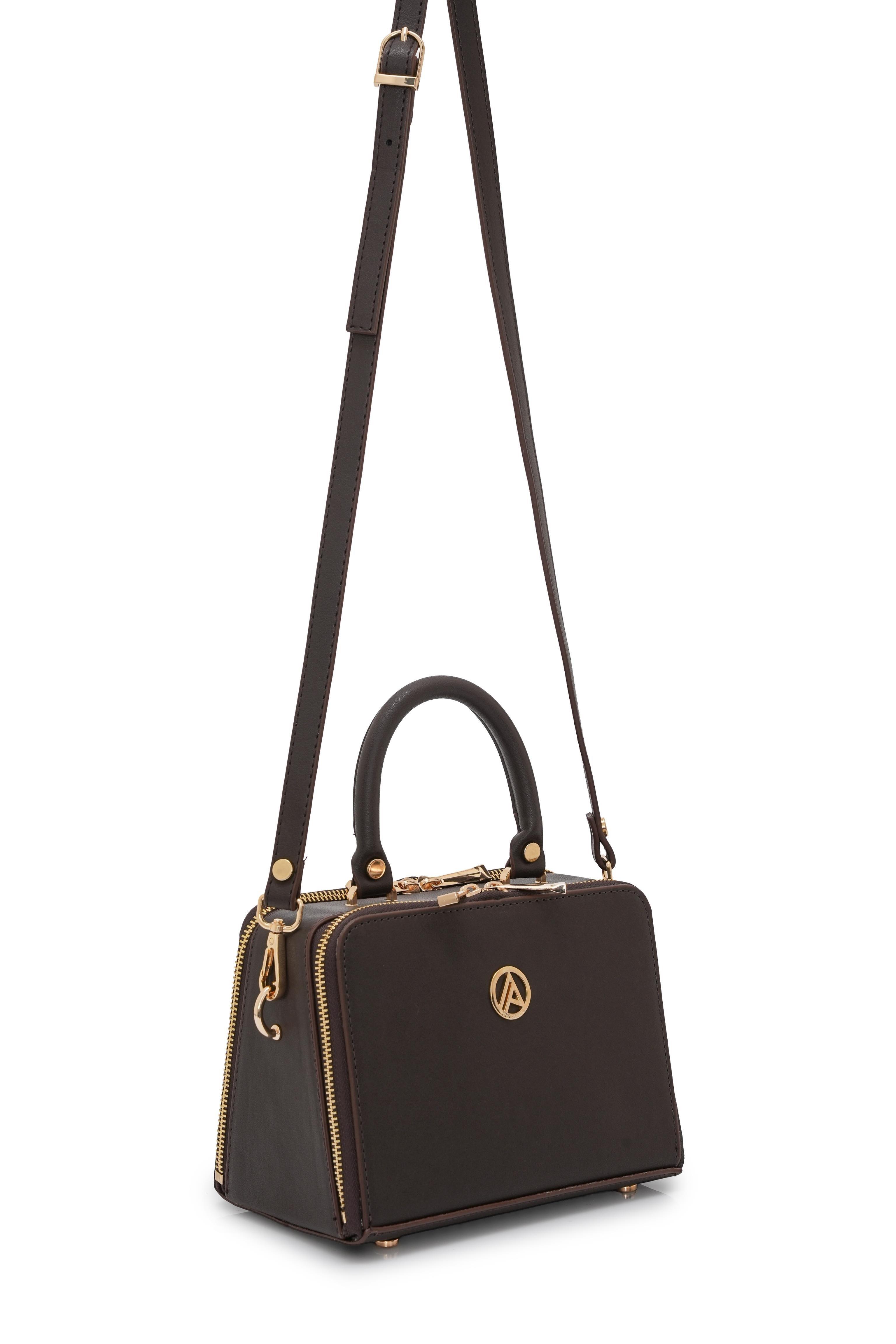 Armine Trend Arm168 Clup Çanta - Kahve