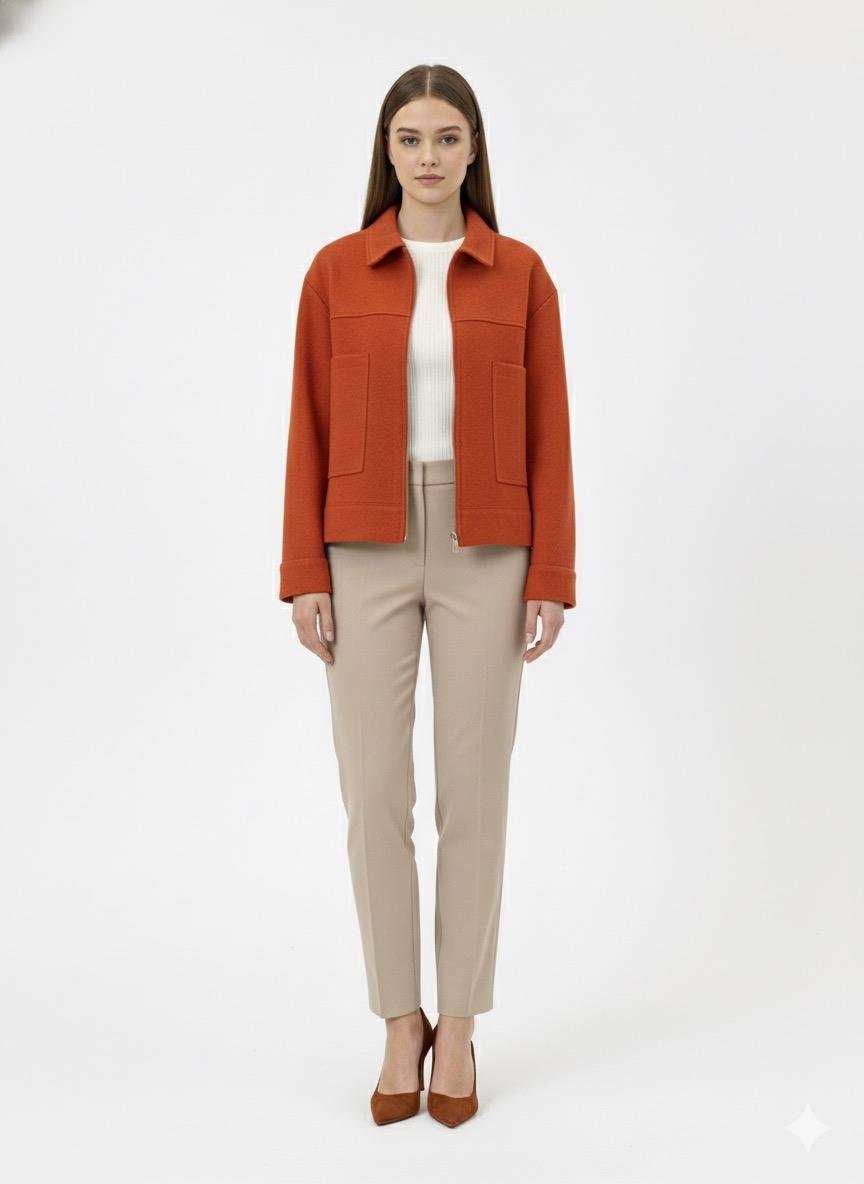 Armine Trend 25KT517 Bamber Ceket - Oranj