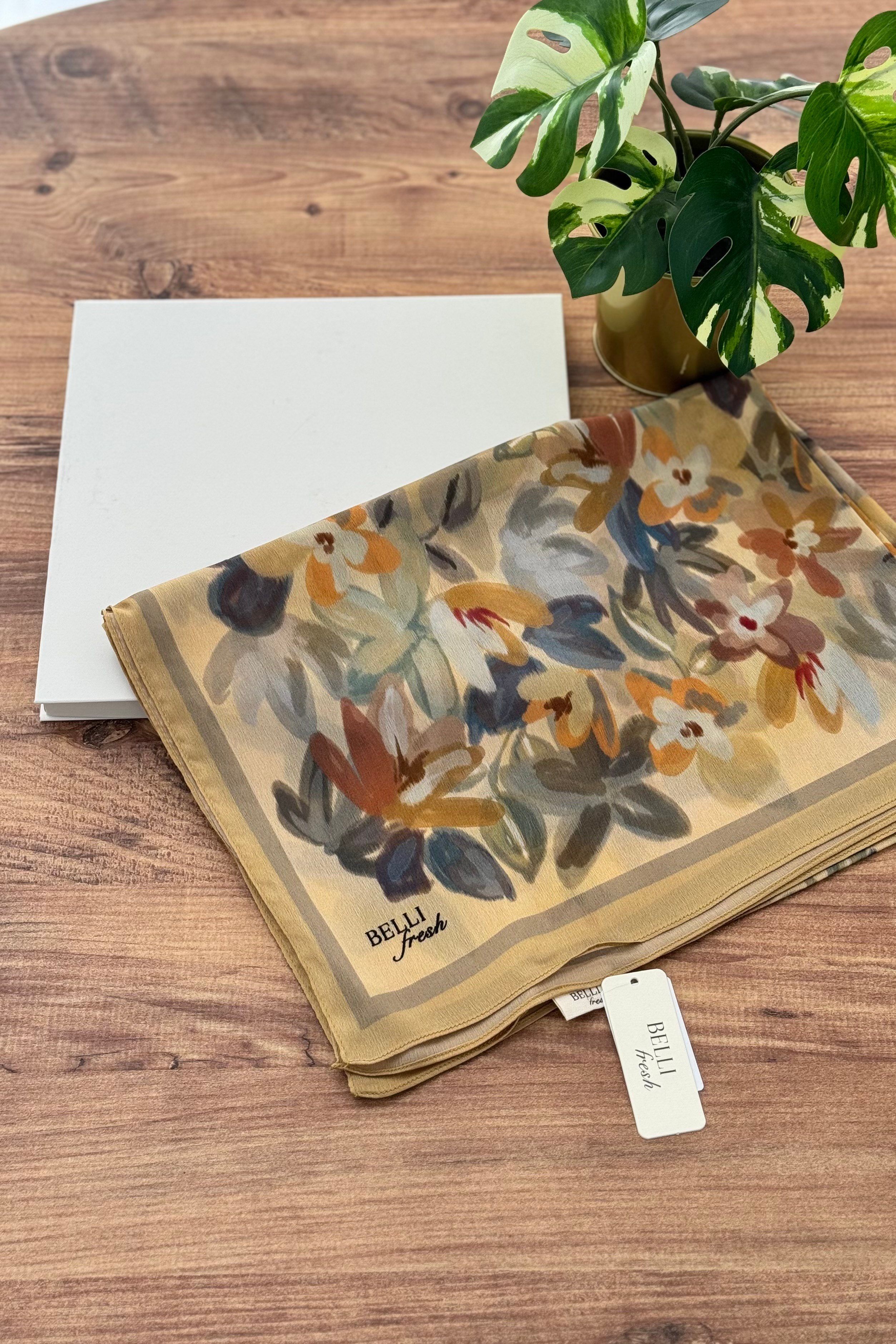 Belli Fresh Aura  Şal 3723 - Sarı