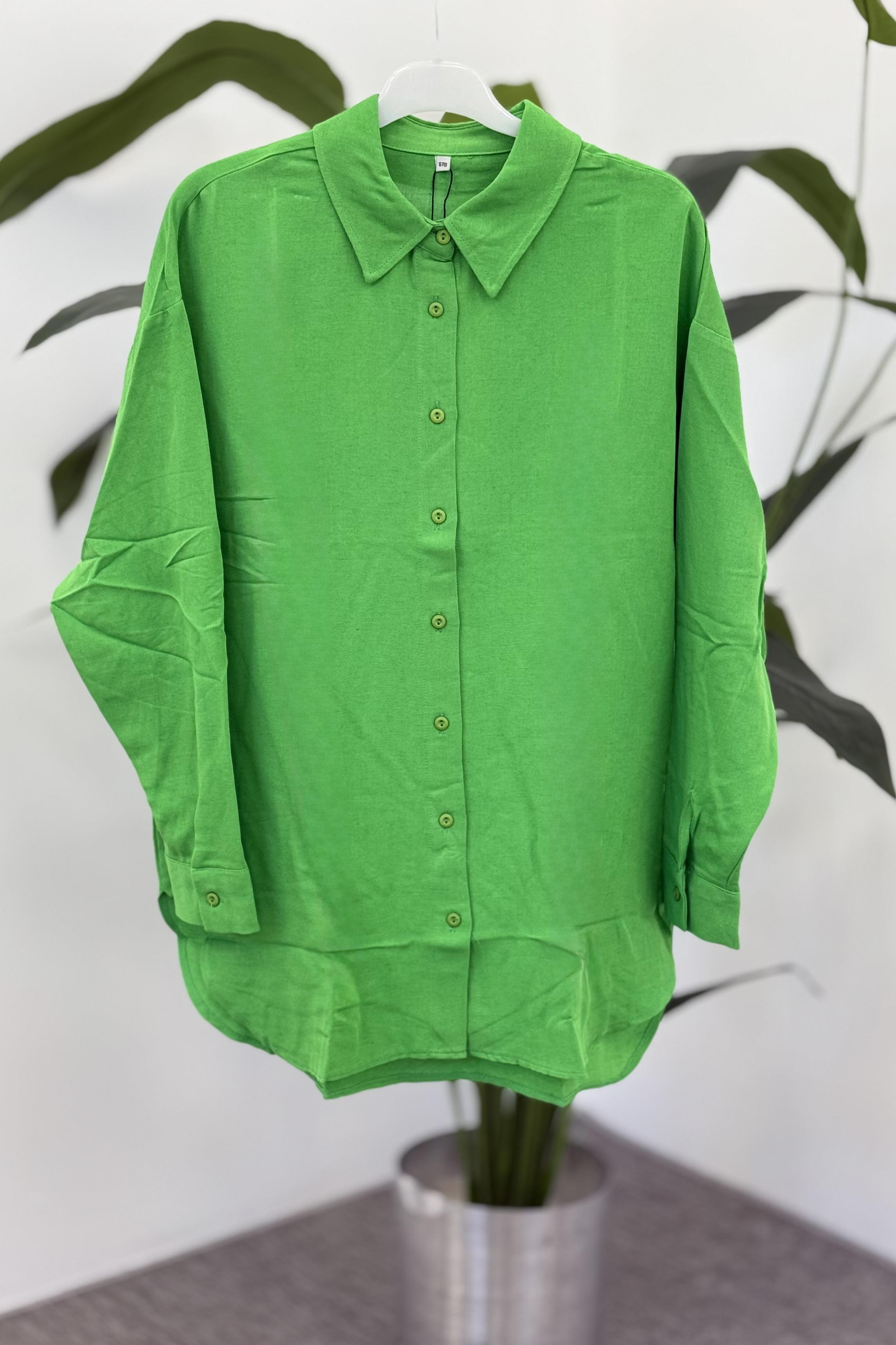 Basic Oversize Gömlek Tunik 0035842 - Benetton