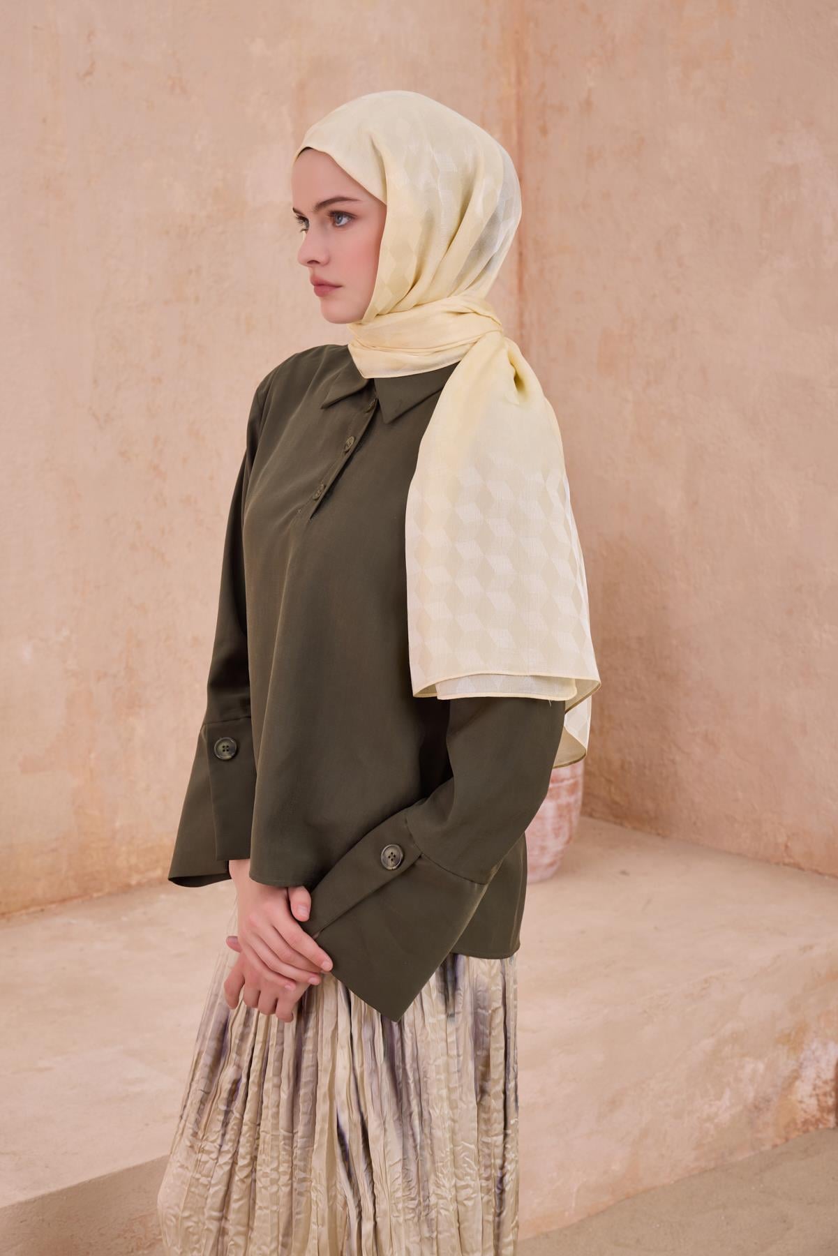 Belli Fresh Peryy Şal 1 - Sarı