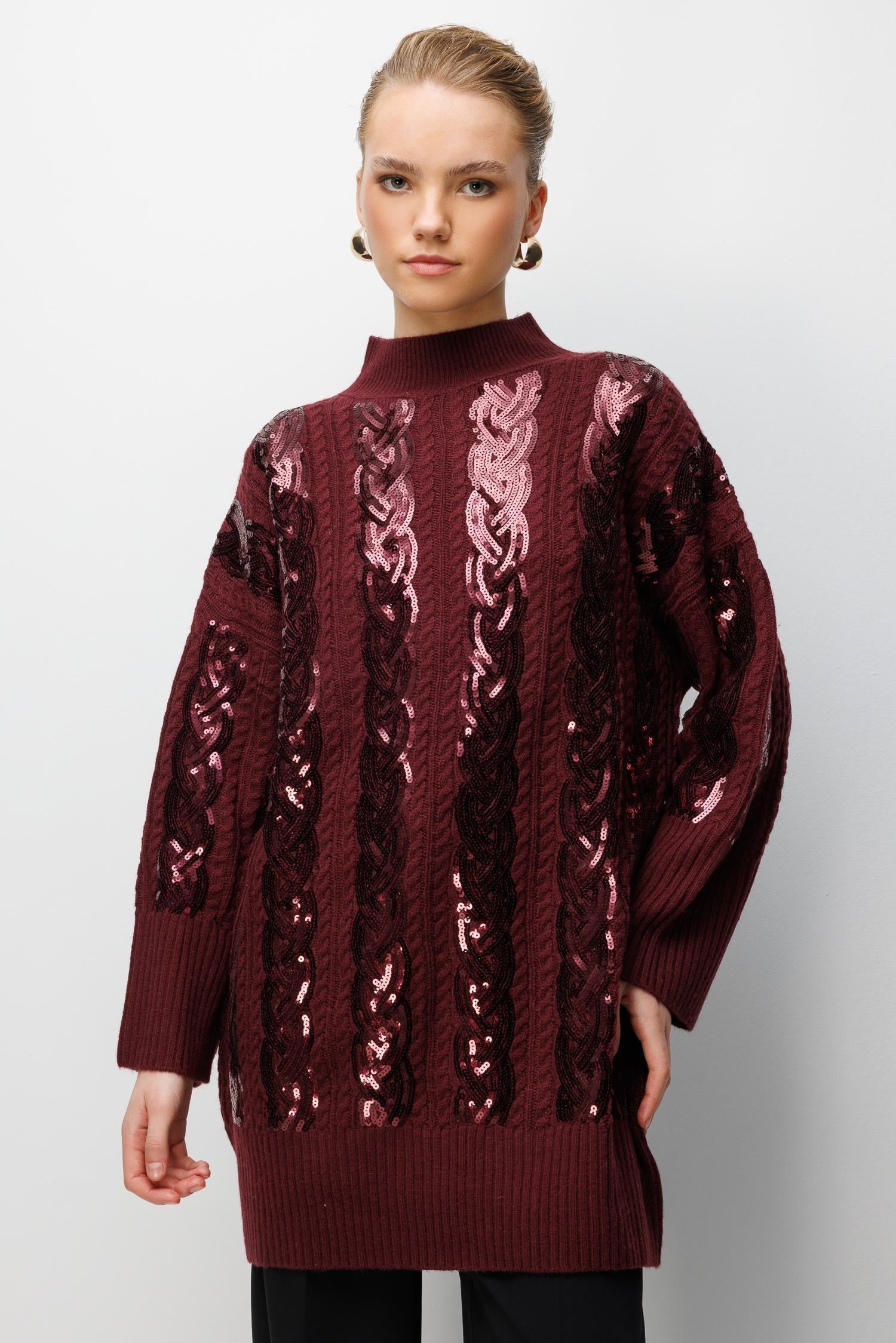 Ghisa 4156 Tunik - Bordo