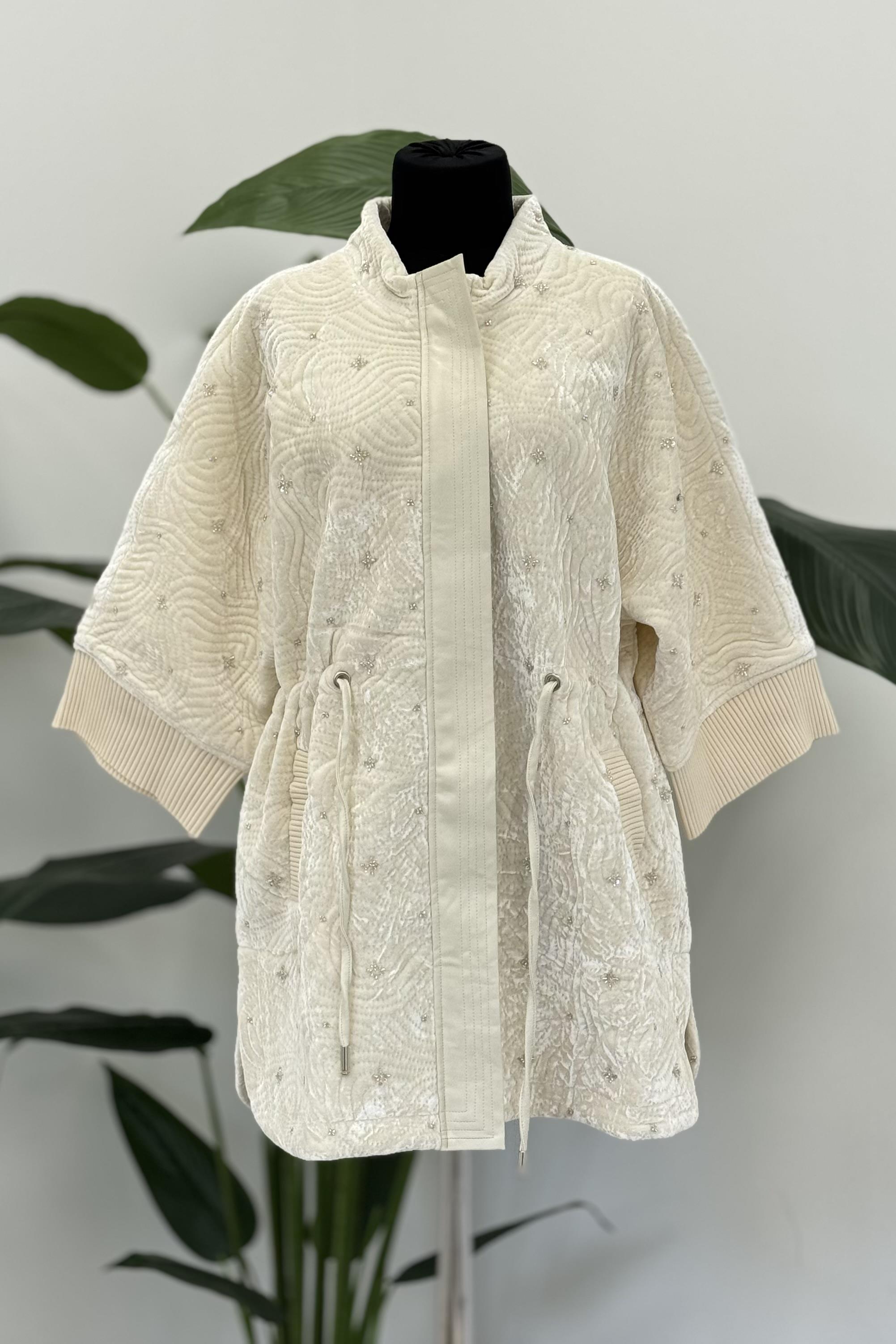 Ghisa 3226 Ceket - Ekru