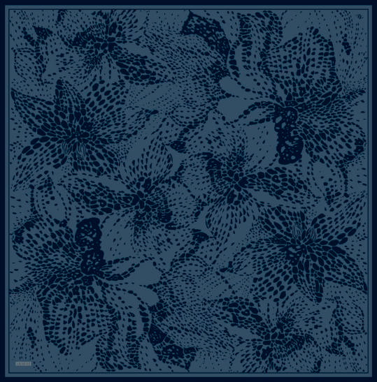 Armine Dj Saf Twill İpek Eşarp 9552D (T) - Petrol