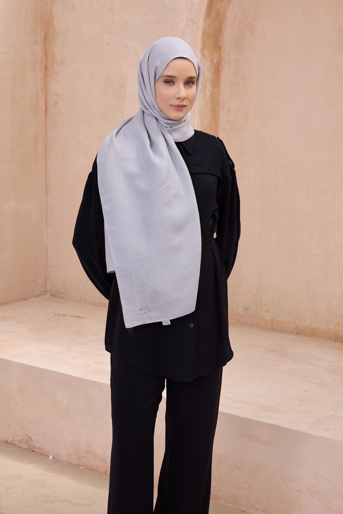 Belli Fresh Nora Şal 1 - Açık Gri