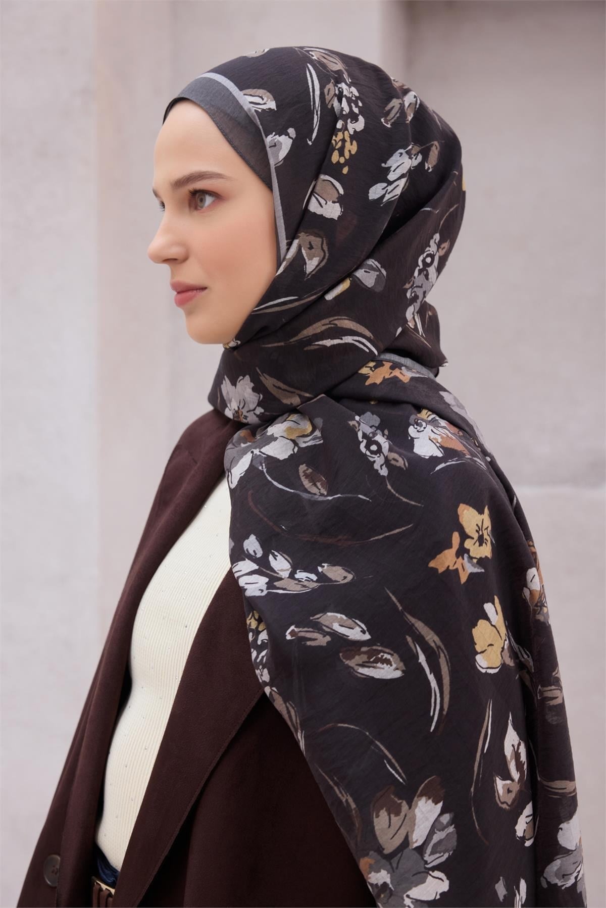 Belli Fresh Rozy 1865 Şal - Gri