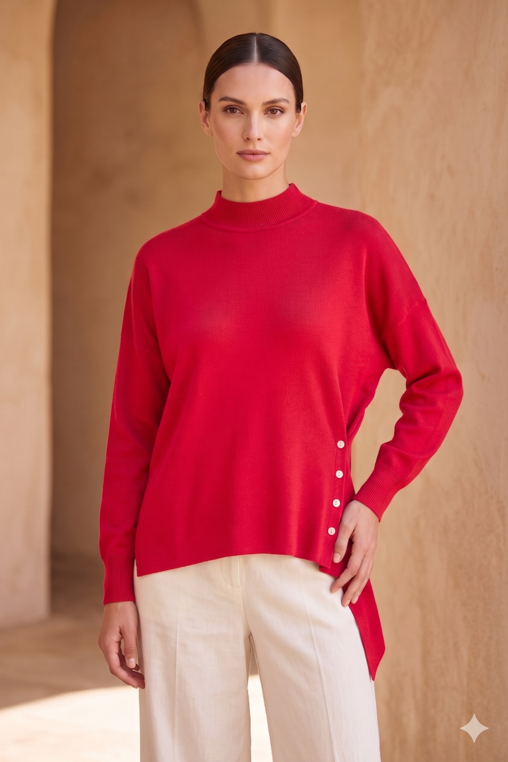 Ghisa 4404 Bluz - Kırmızı