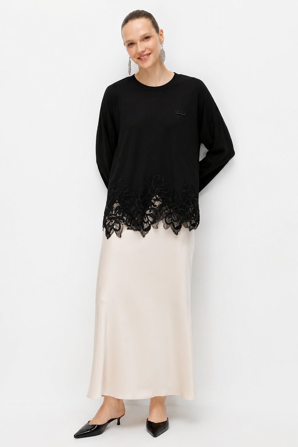 Ghisa 4438 Tunik - Siyah