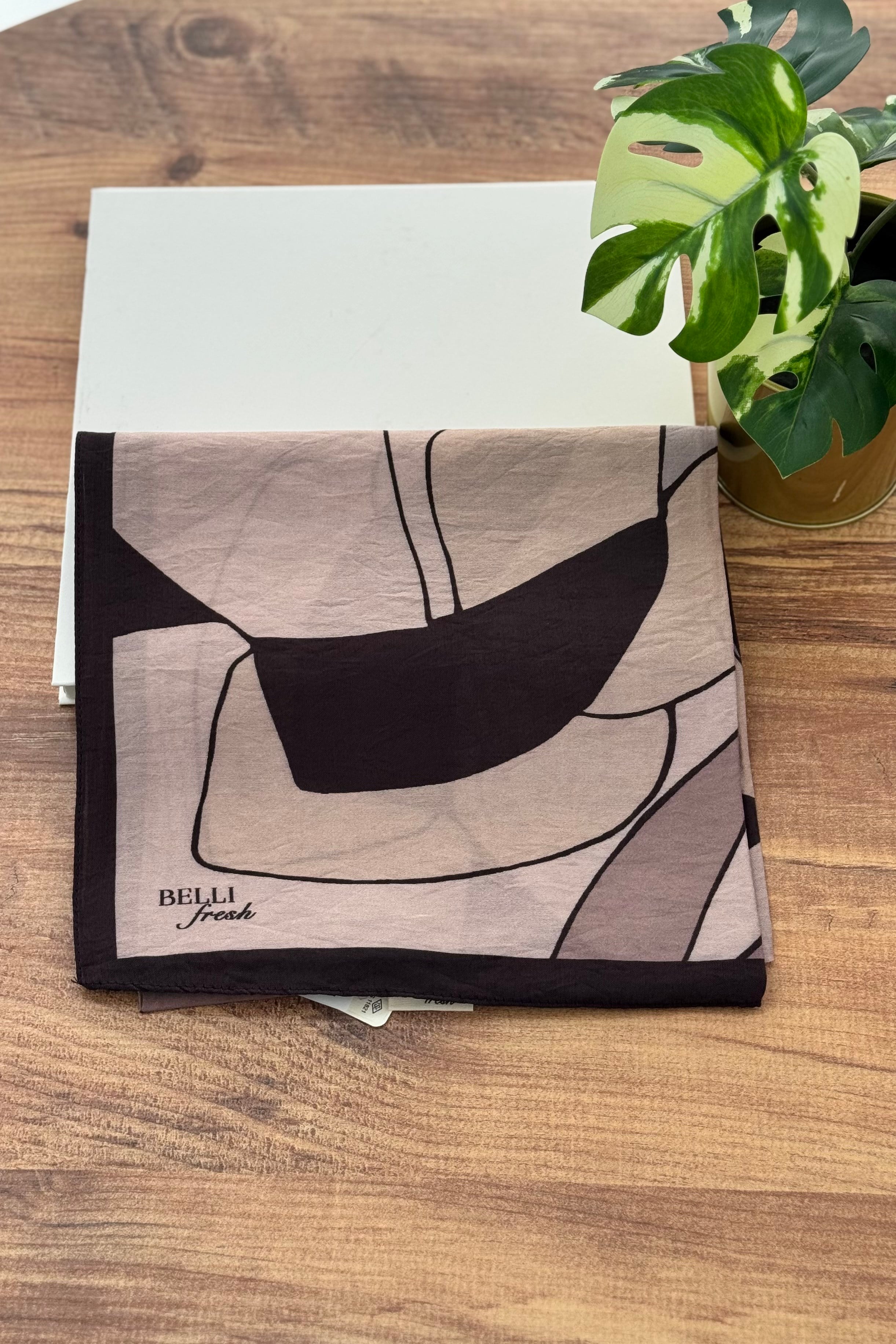 Belli Fresh Paulista Eşarp 3486 - Kahve