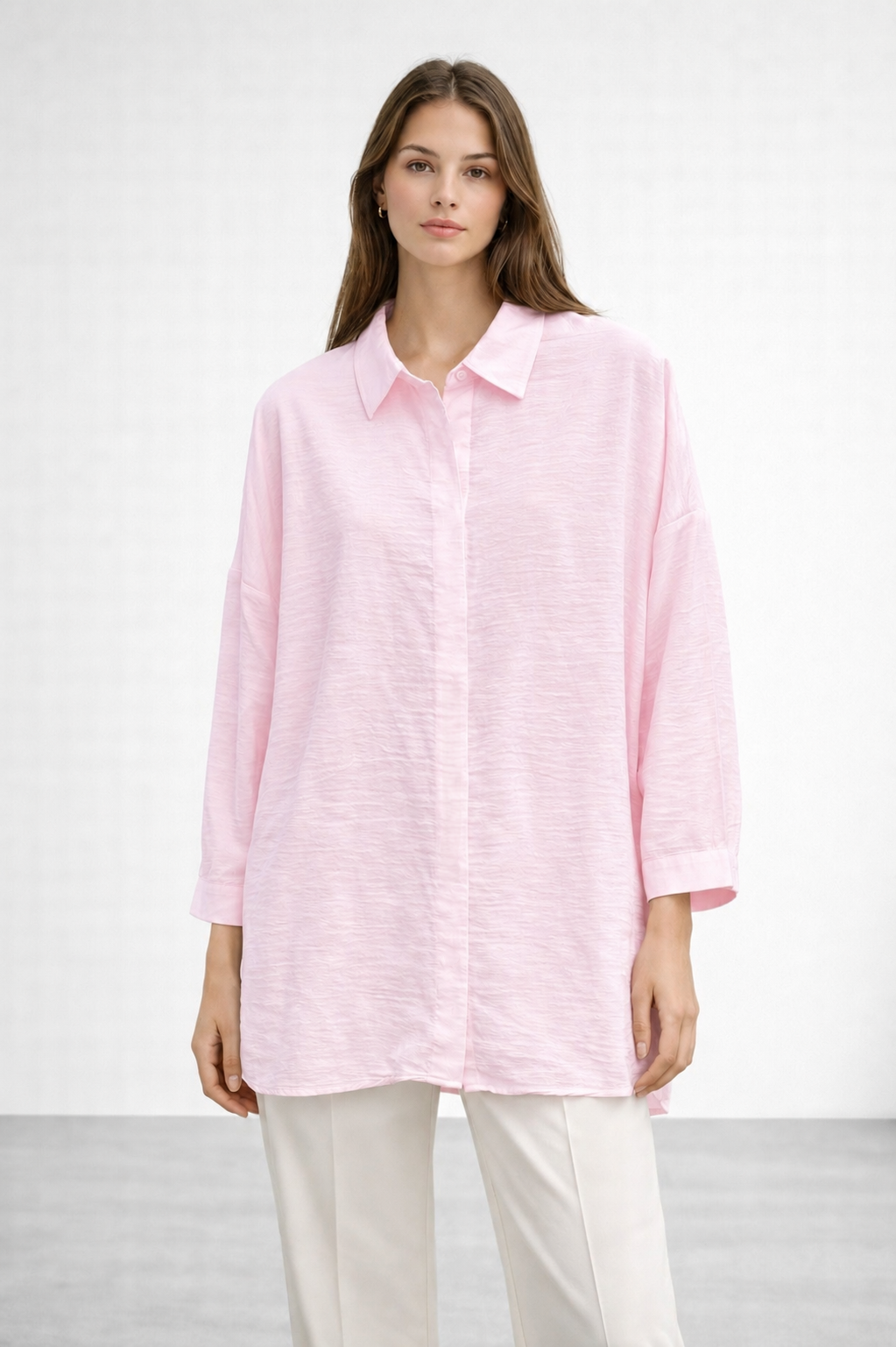 Nuss 3001 Gömlek - Toz Pembe