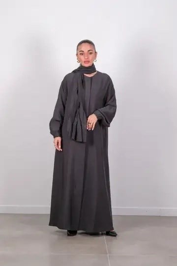 Misswhence 38514 Elbise - Petrol Yeşili
