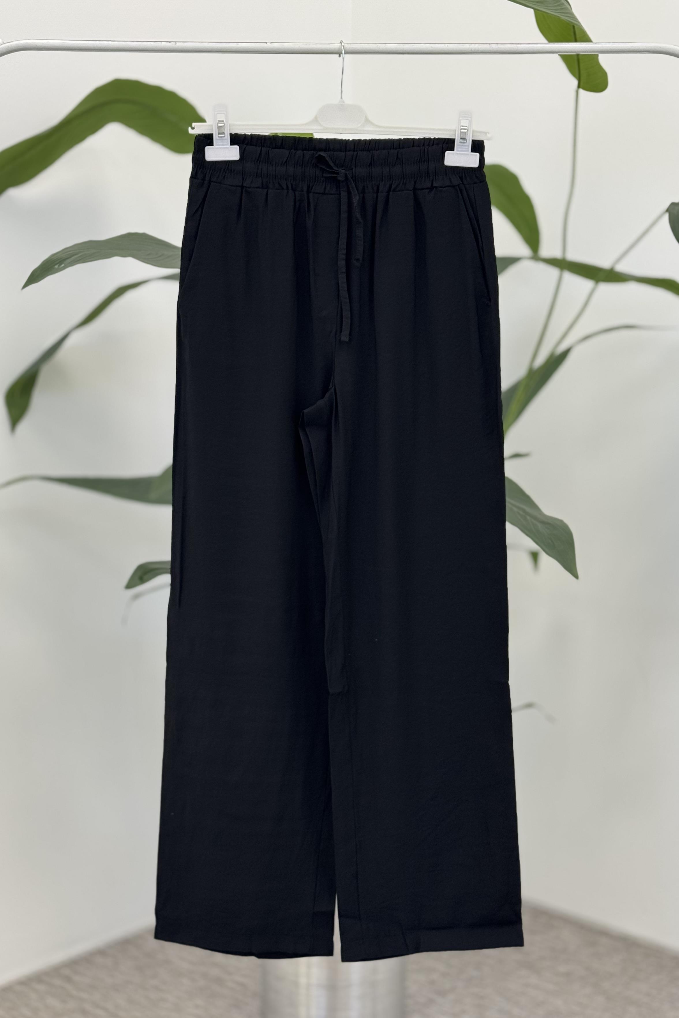 Bol Paça Pantolon 2895 - Siyah
