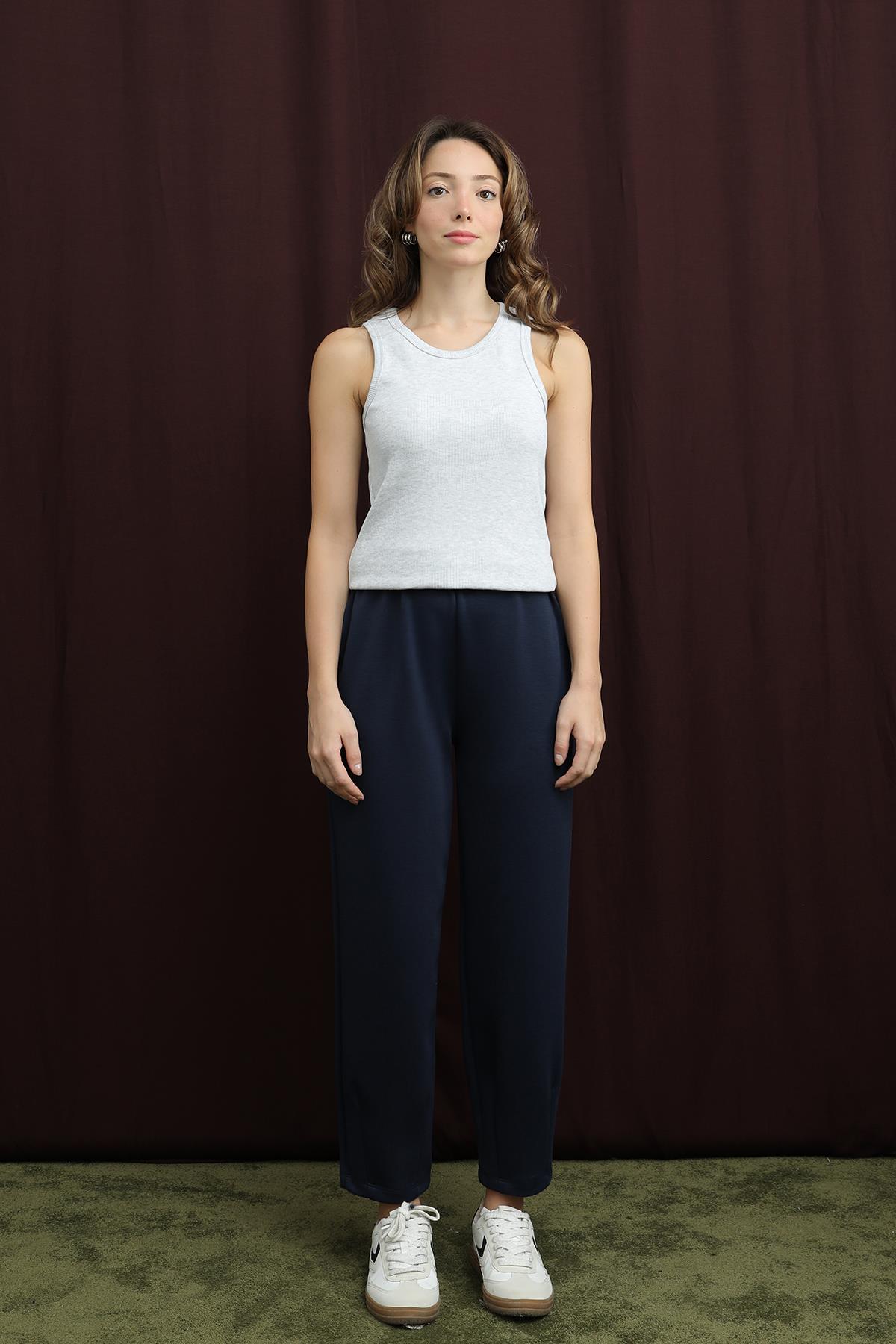 Paça Dikiş Detay Pantolon 18269 - F.Navy