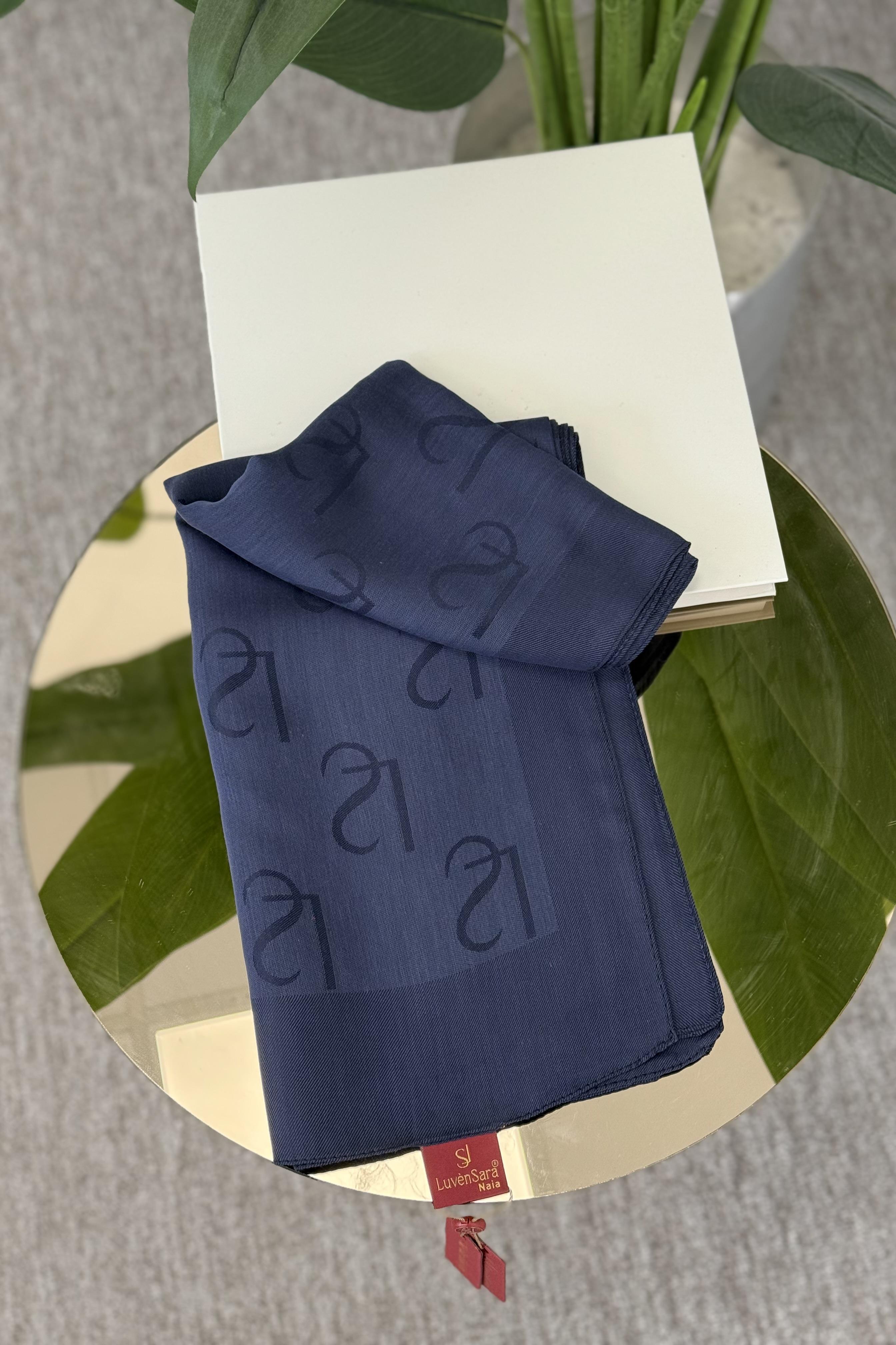 Luvensara LS002 Lyocell Şal - Mavi