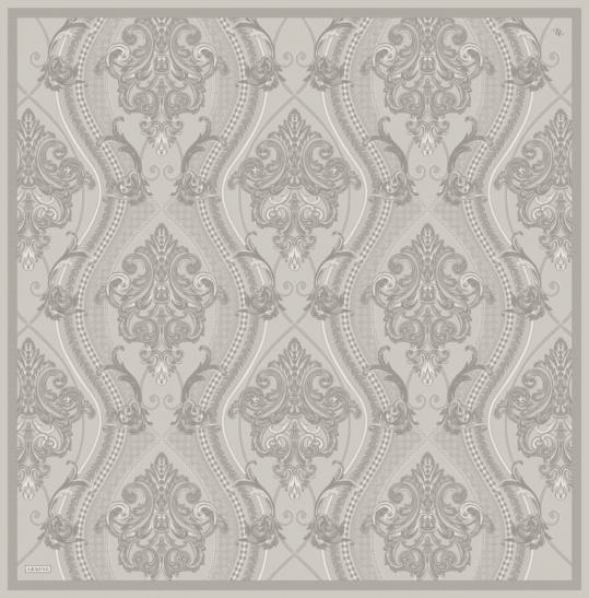 Armine Dj Saf Twill İpek Eşarp 9537D (T) - Taş