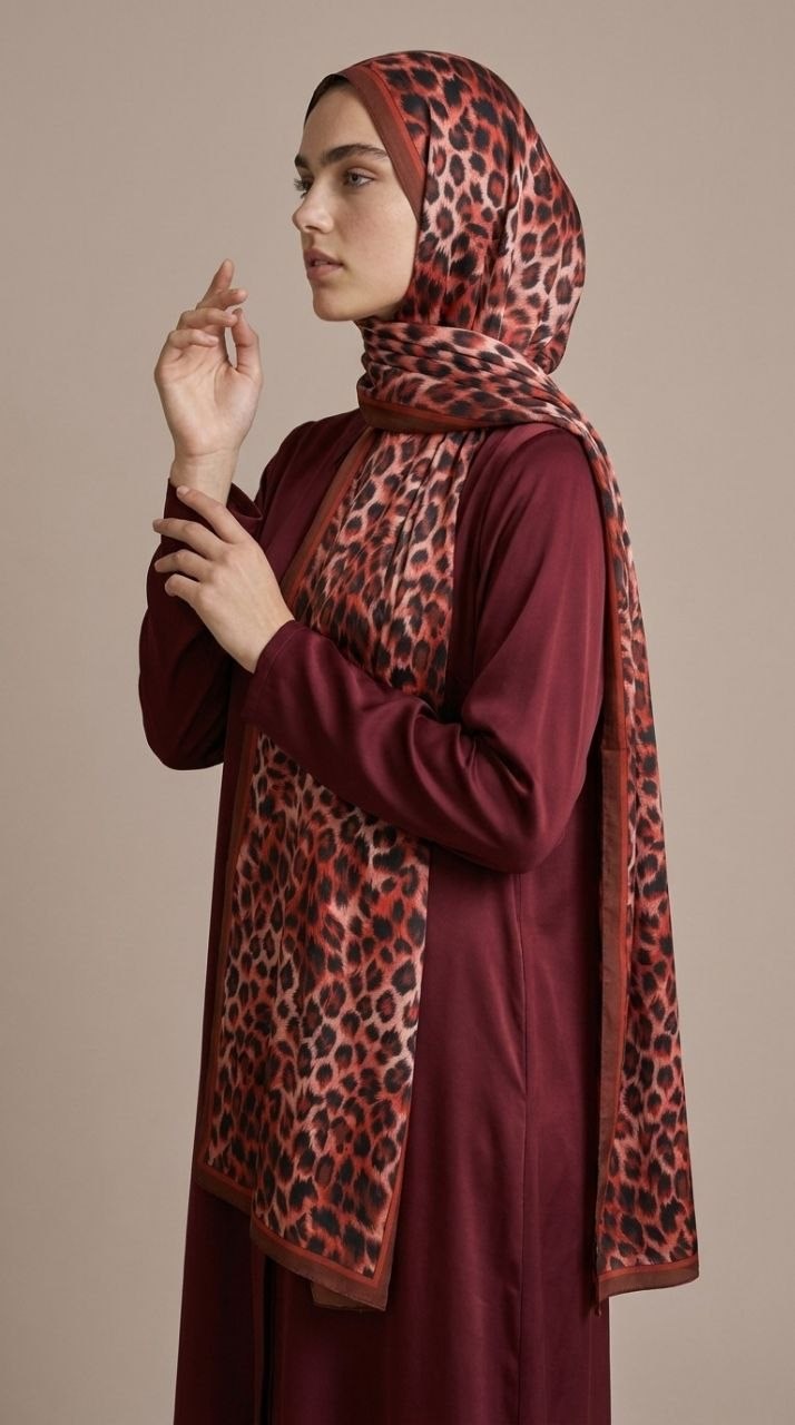 Levidor 39081 Leopar Vella Şal - Ateş Şal LEVİDOR 