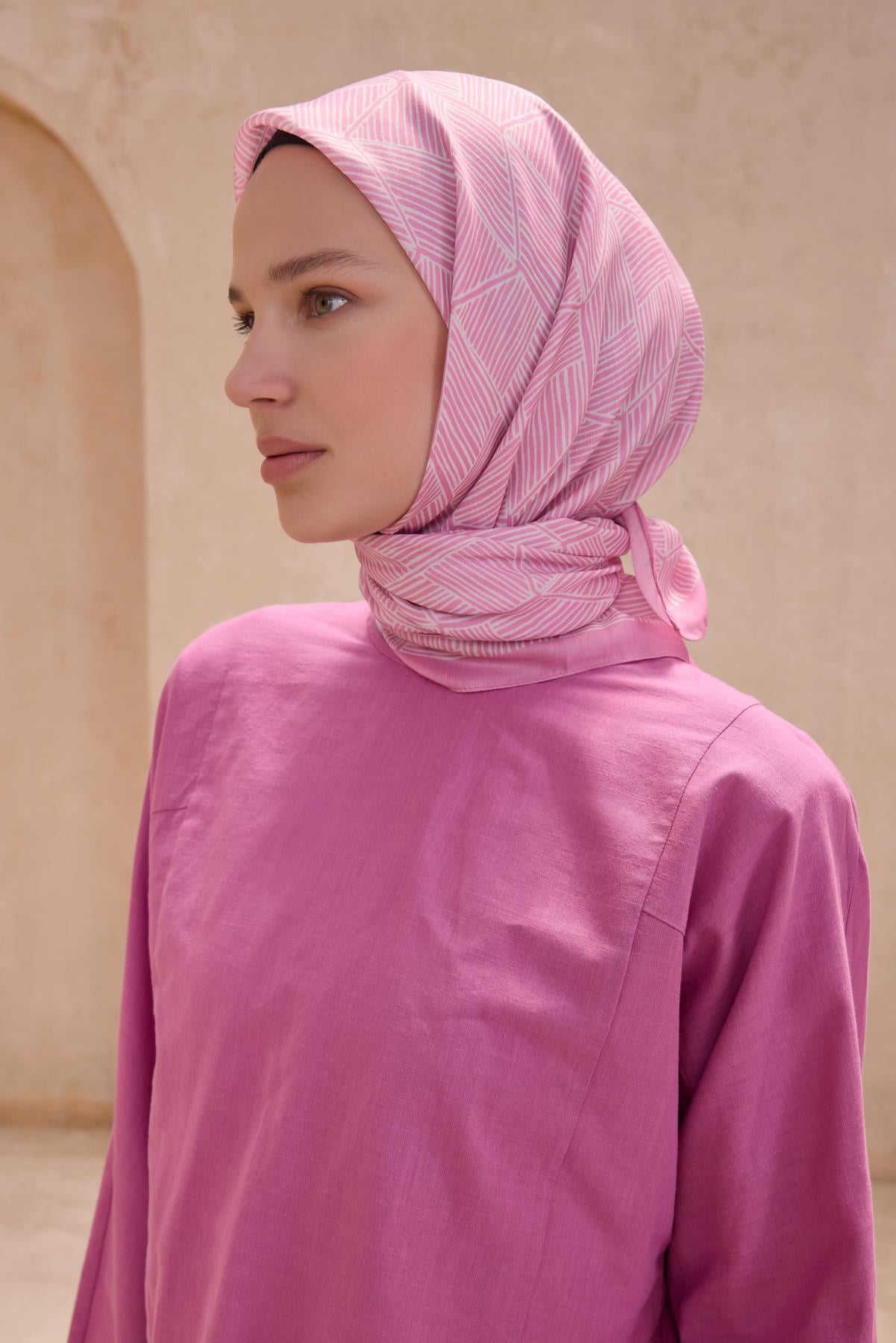 Belli Premıum Soft Eşarp 10 - Fuşya