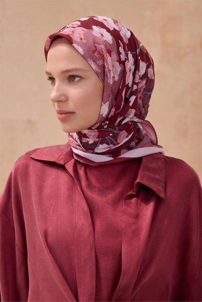 Belli Premıum Soft Eşarp 7 - Bordo
