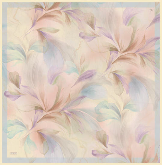 Armine Dj Saf Twill İpek Eşarp 9519D (T) - Sarı