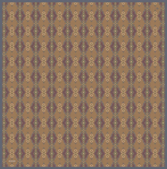 Armine Dj Saf Twill İpek Eşarp 9522D (T) - Taba