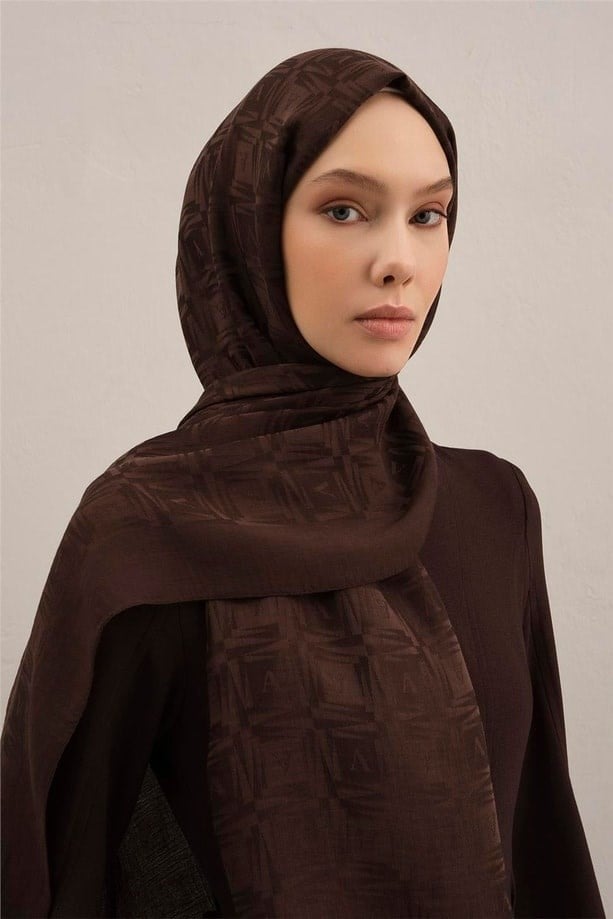 Armine Lyocell Şal 6 - Kahve