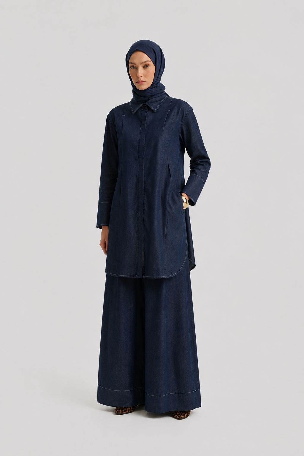 Armine Trend 26YT6104 Etek Pantolonlu Takım - Lacivert
