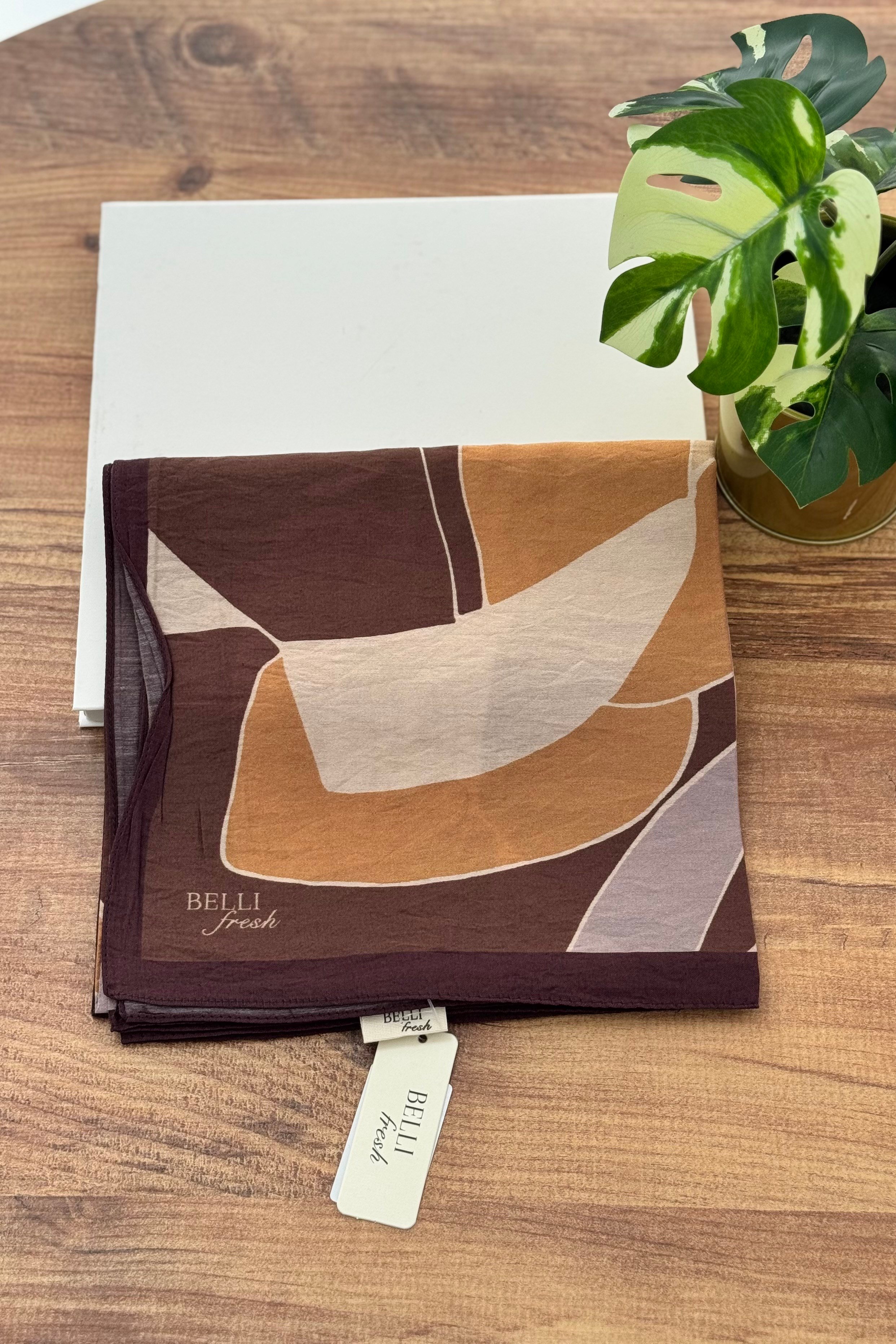 Belli Fresh Paulista Eşarp 3486 - Mürdüm