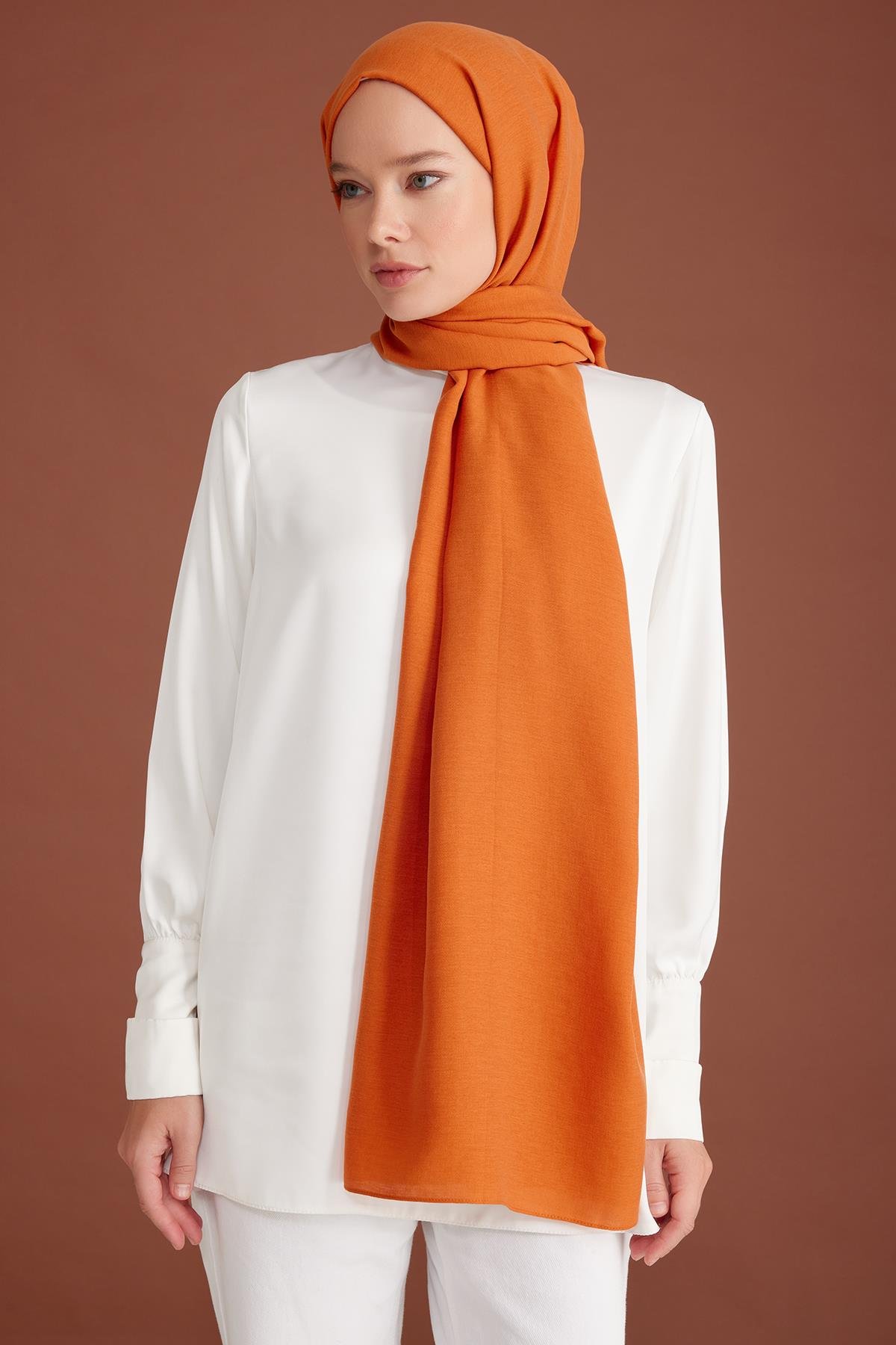 Belli Fresh Coral Şal - Oranj