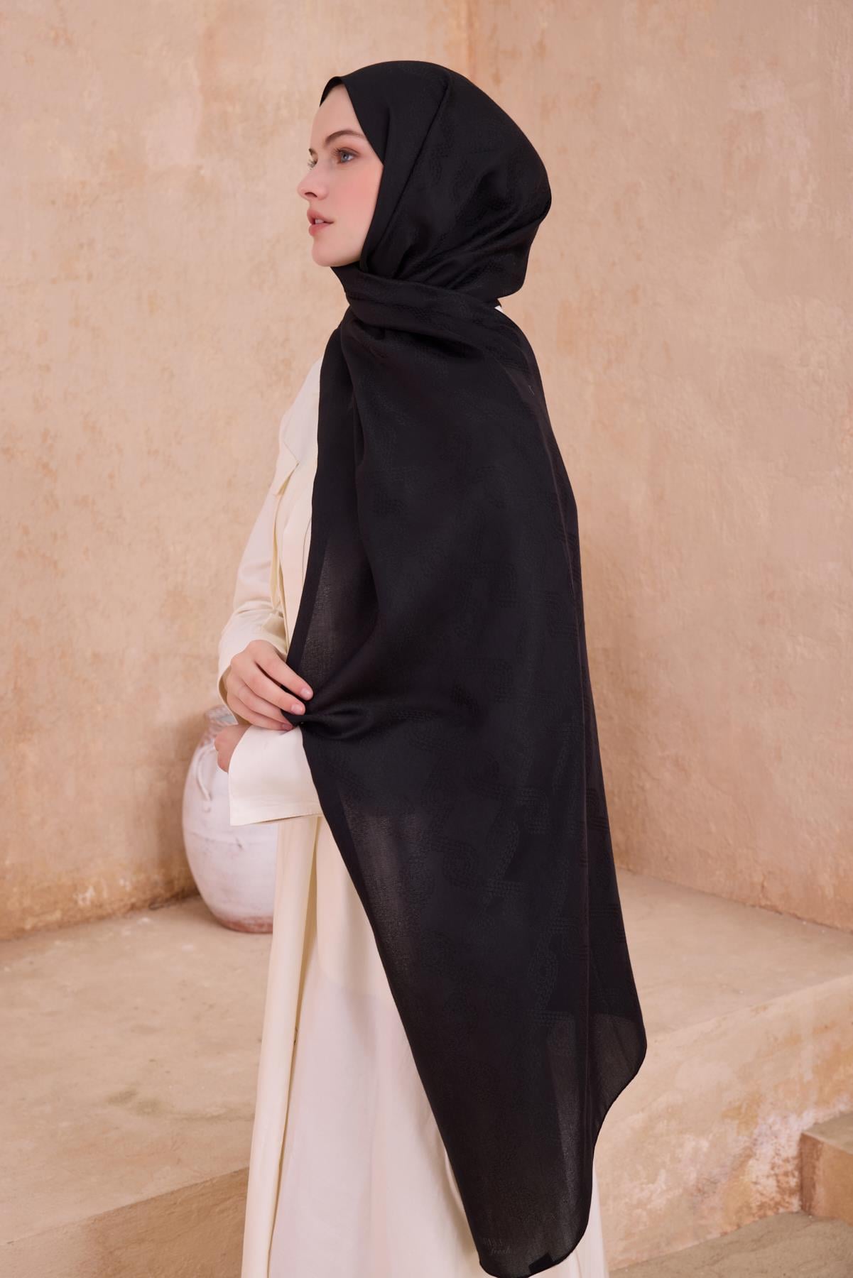 Belli Fresh Nora Şal 3 - Siyah