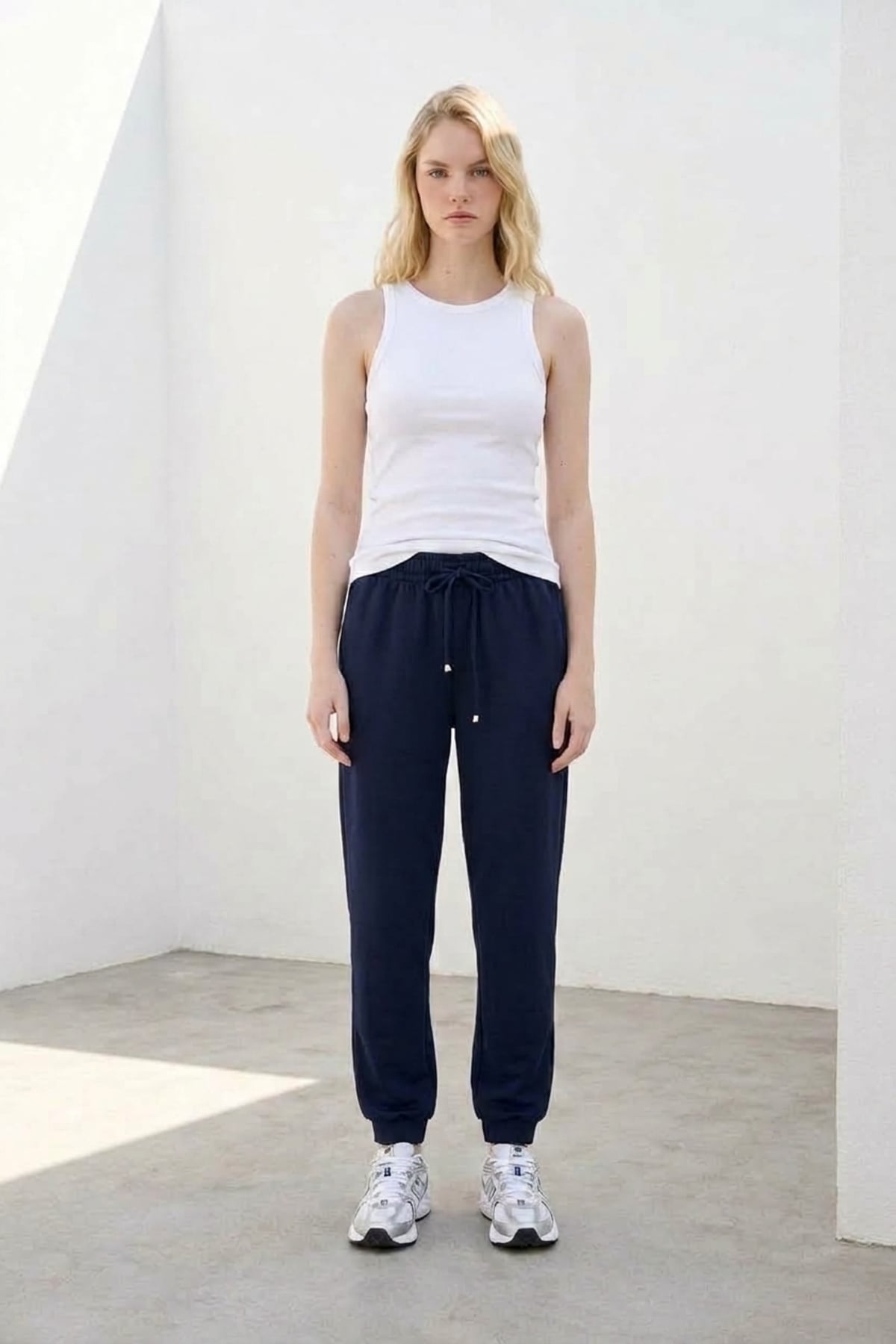 Jogger Modal Pantolon 1005382 Lacivert Pantolon İKOLL 