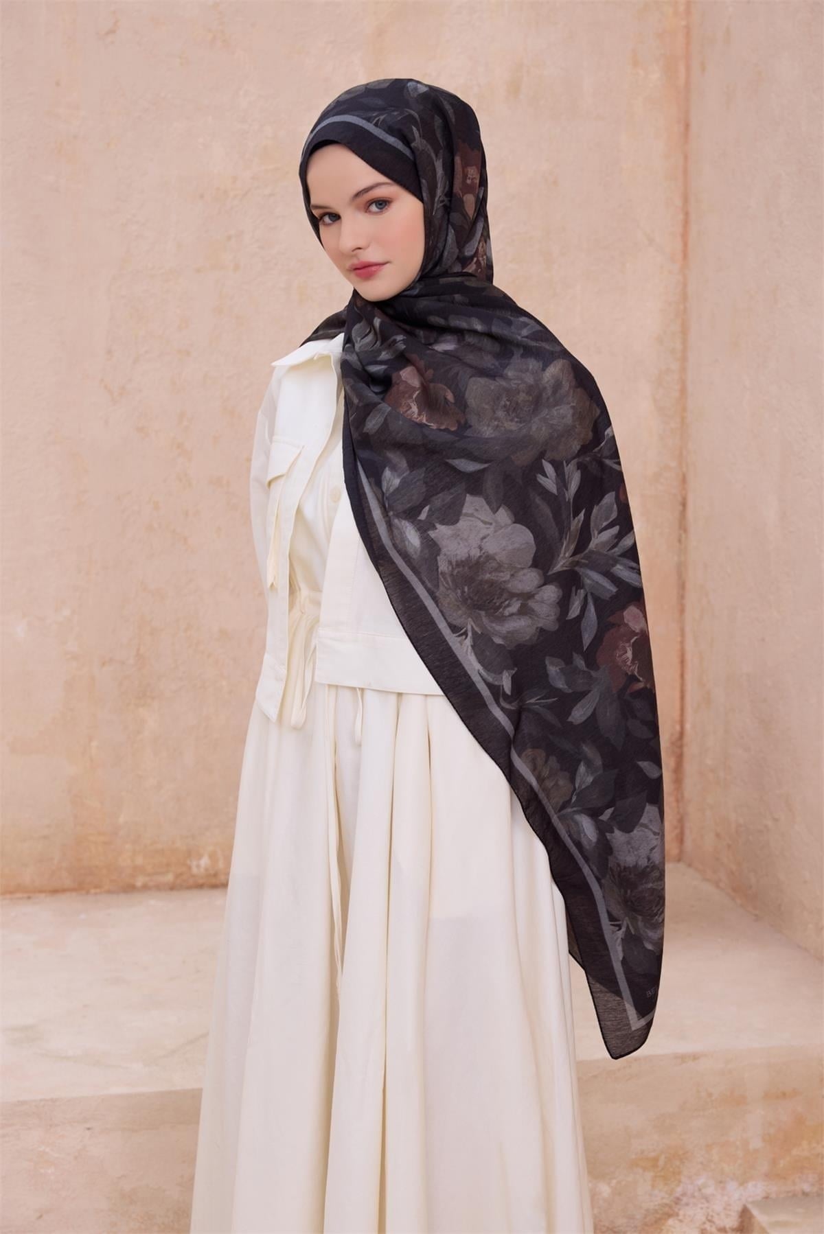 Belli Fresh Sanda Şal 1362 - Siyah