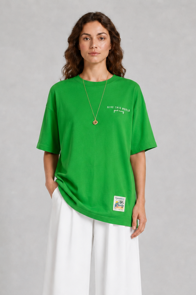 Rubber ve Etiket Detaylı T-shirt 0034651 - Benetton