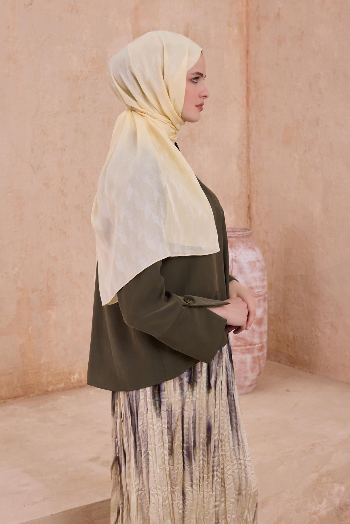 Belli Fresh Peryy Şal 2 - Sarı