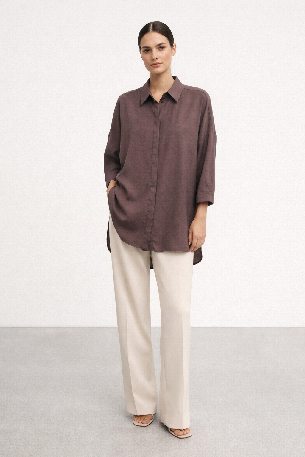 Nuss 3001 Gömlek - Kahve