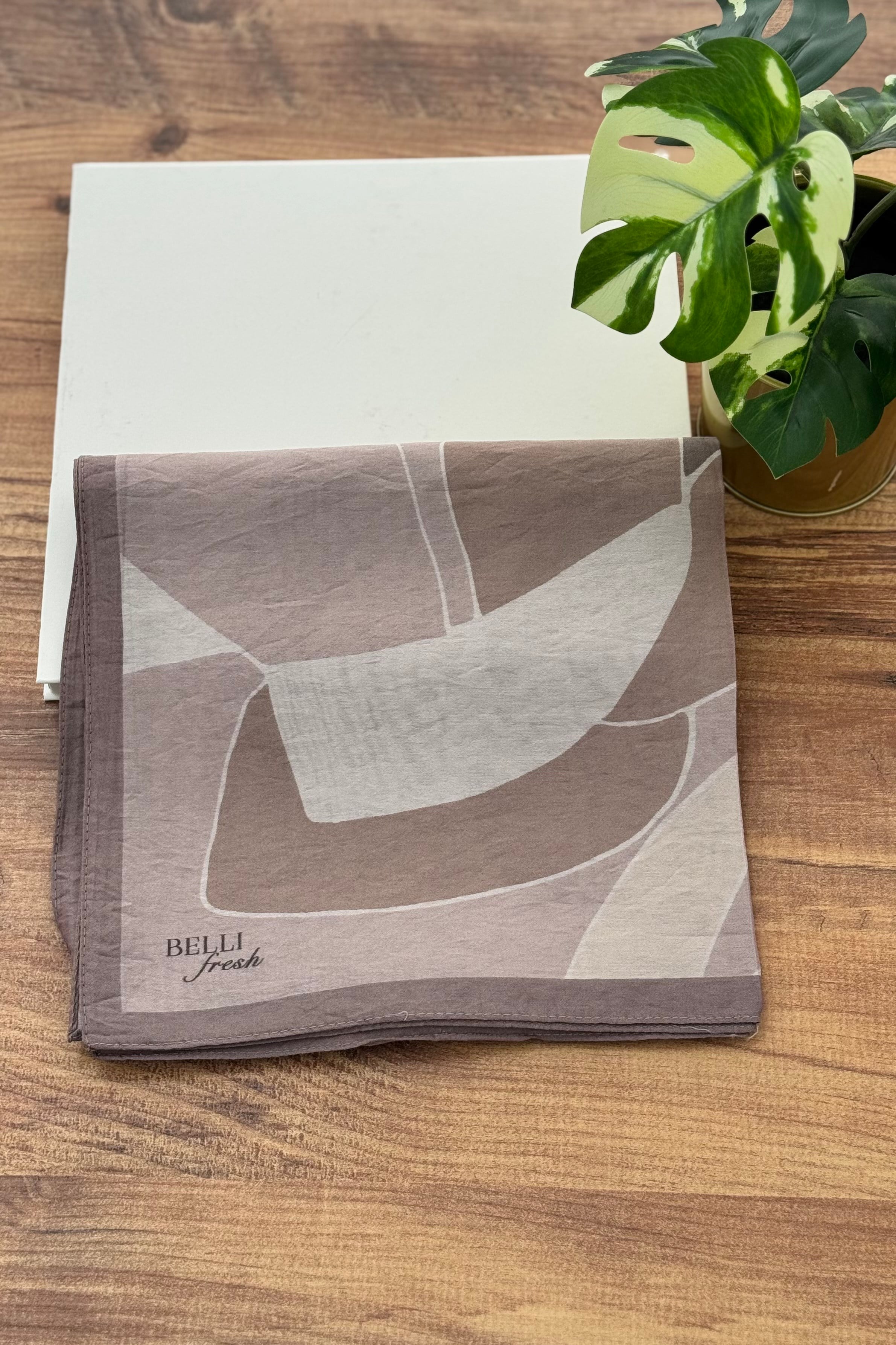 Belli Fresh Paulista Eşarp 3486 - Sütlü Kahve