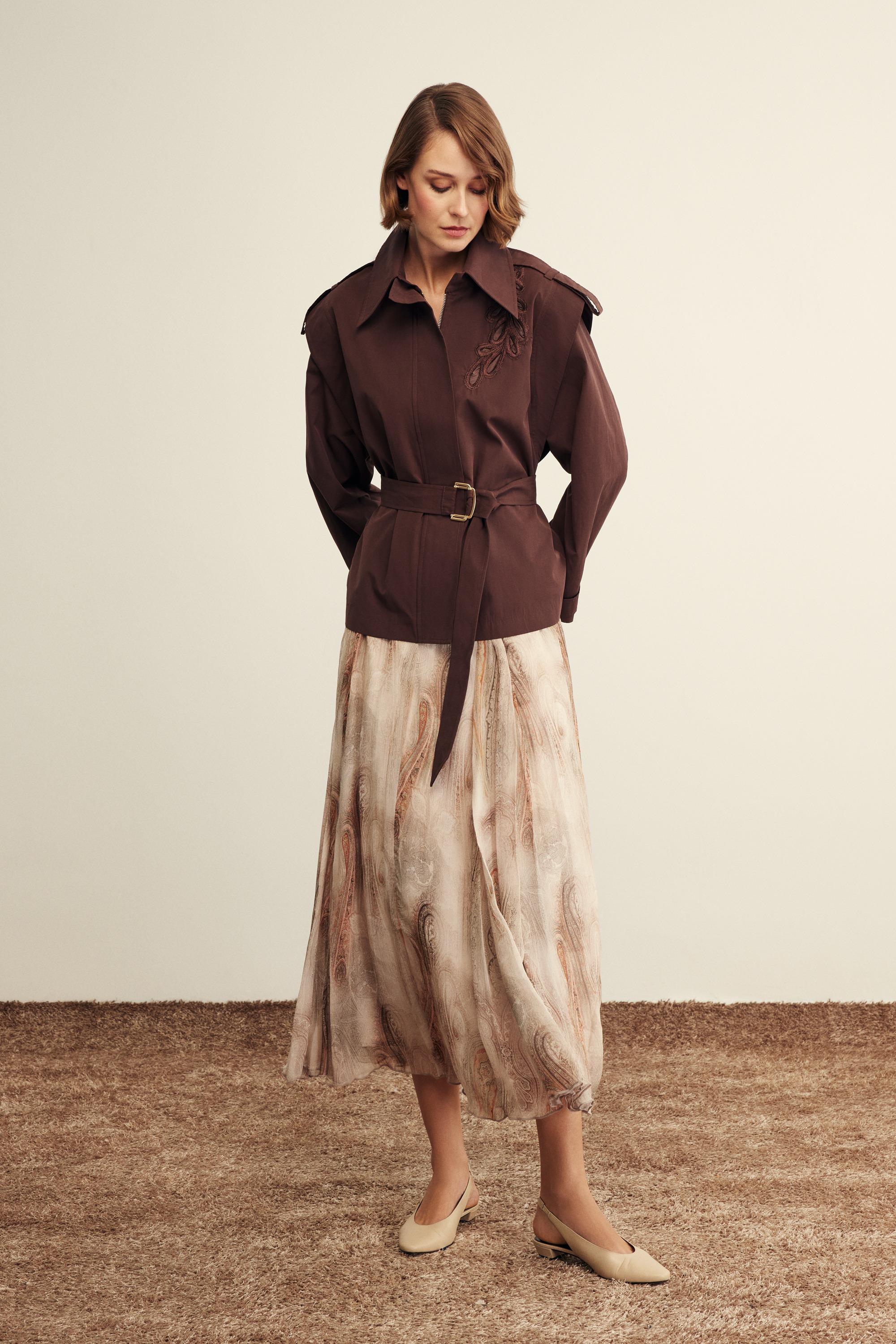 Venöve 0033 Teddy Ceket - Kahve