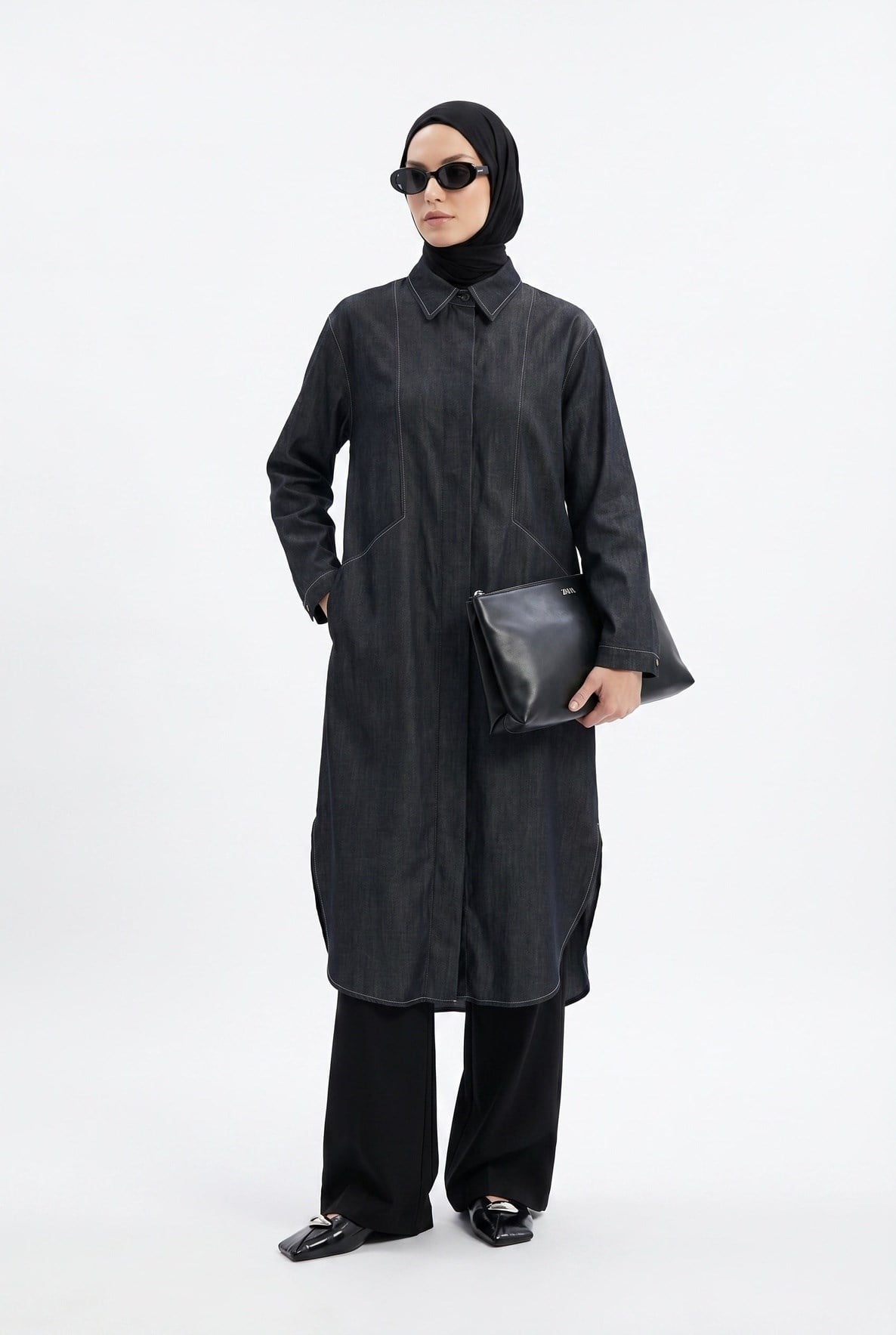 Armine Trend 26YT442 Uzun Kot Tunik - Antrasit
