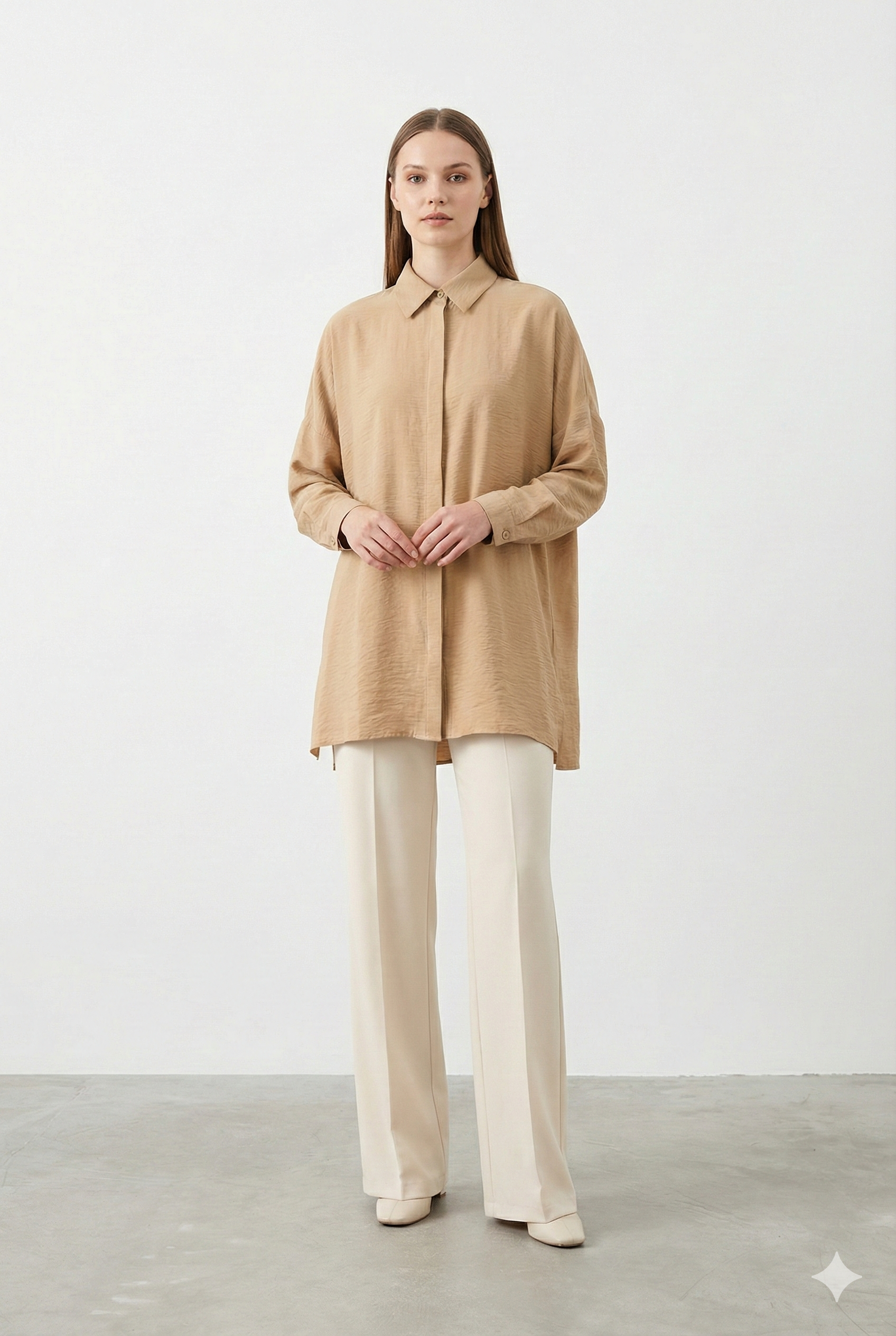 Nuss 3001 Gömlek - Latte